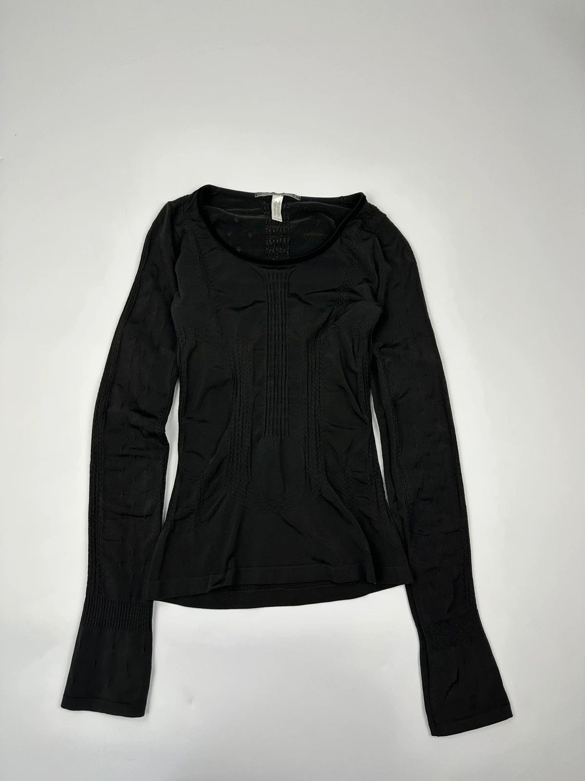Marithe + Francois Girbaud Marithé + François Girbaud Stretch Fitted Black Longsleeves Size S / US 4 / IT 40 - 5 Thumbnail