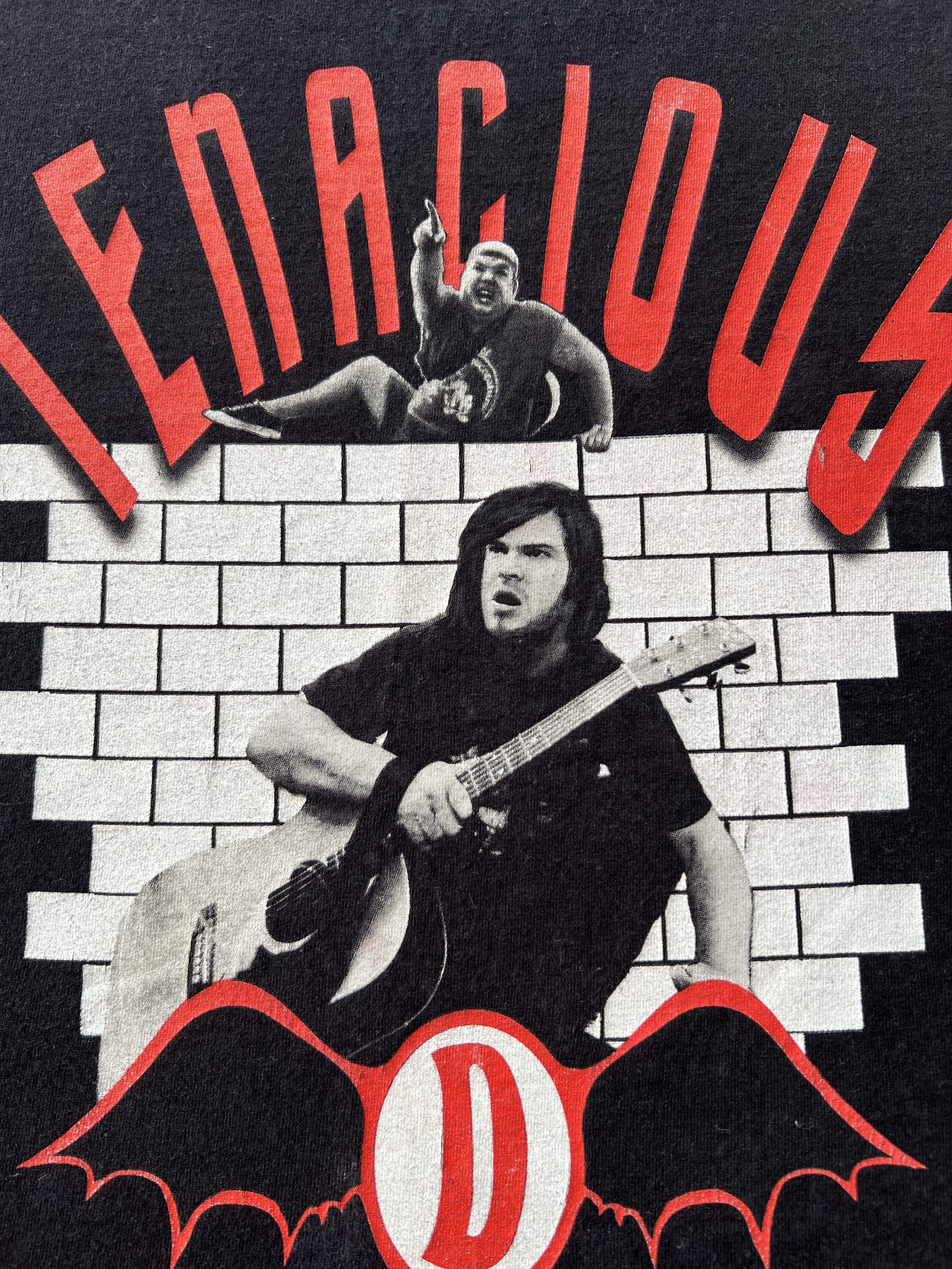 Band Tees Vintage 2000s Tenacious D Rock Band Black T-shirt Size US XXL / EU 58 / 5 - 6 Thumbnail