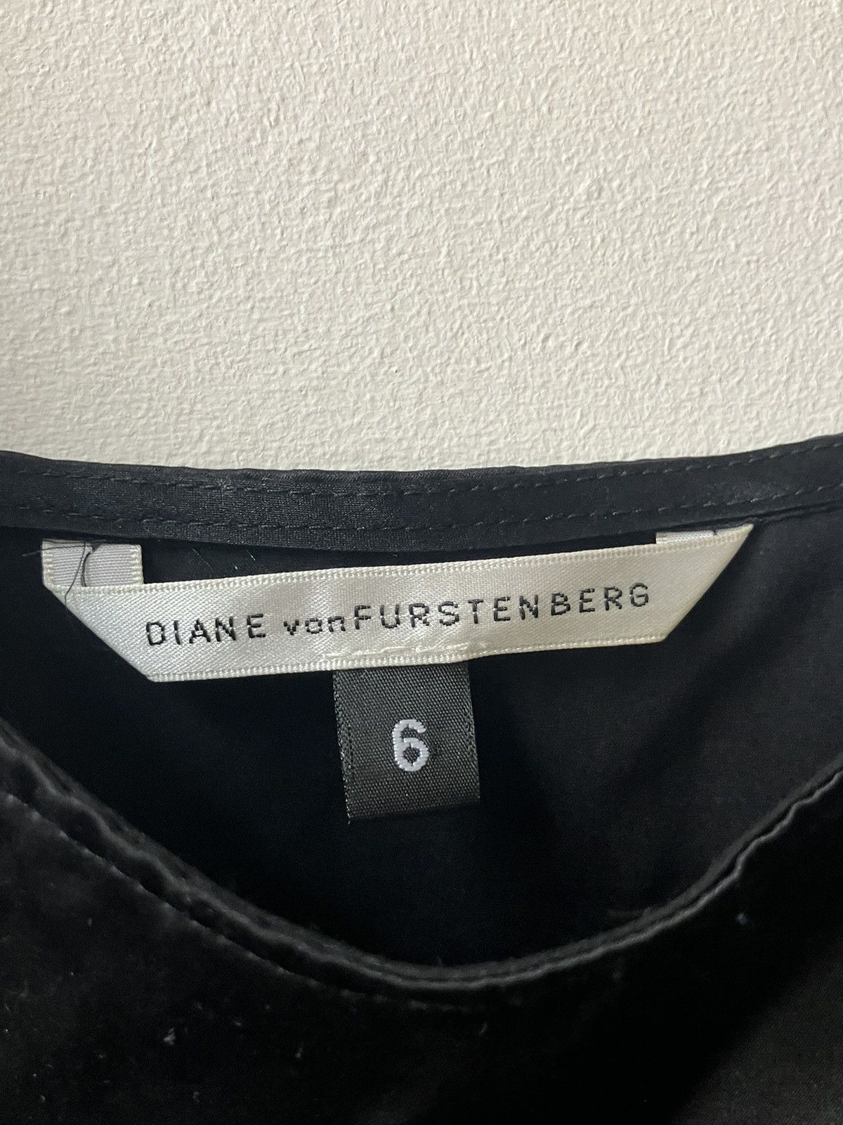 image of Diane Von Furstenberg Silky Tank Top With Cord Straps in Black, Women's (Size Medium)