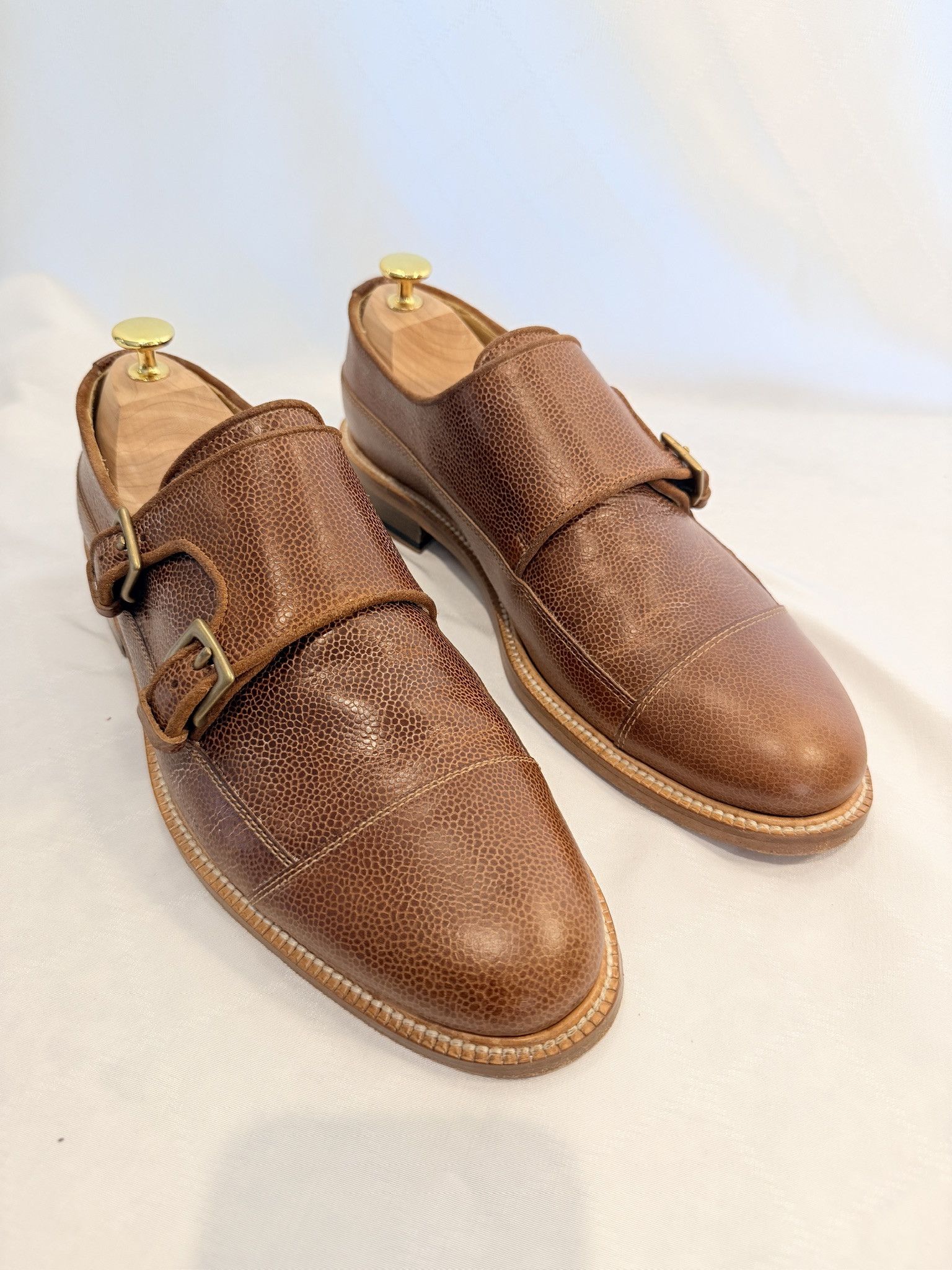 Billy Reid Billy Reid - Carmel Leather Double-Monks Size US 8.5 / EU 41-42 - 1 Thumbnail