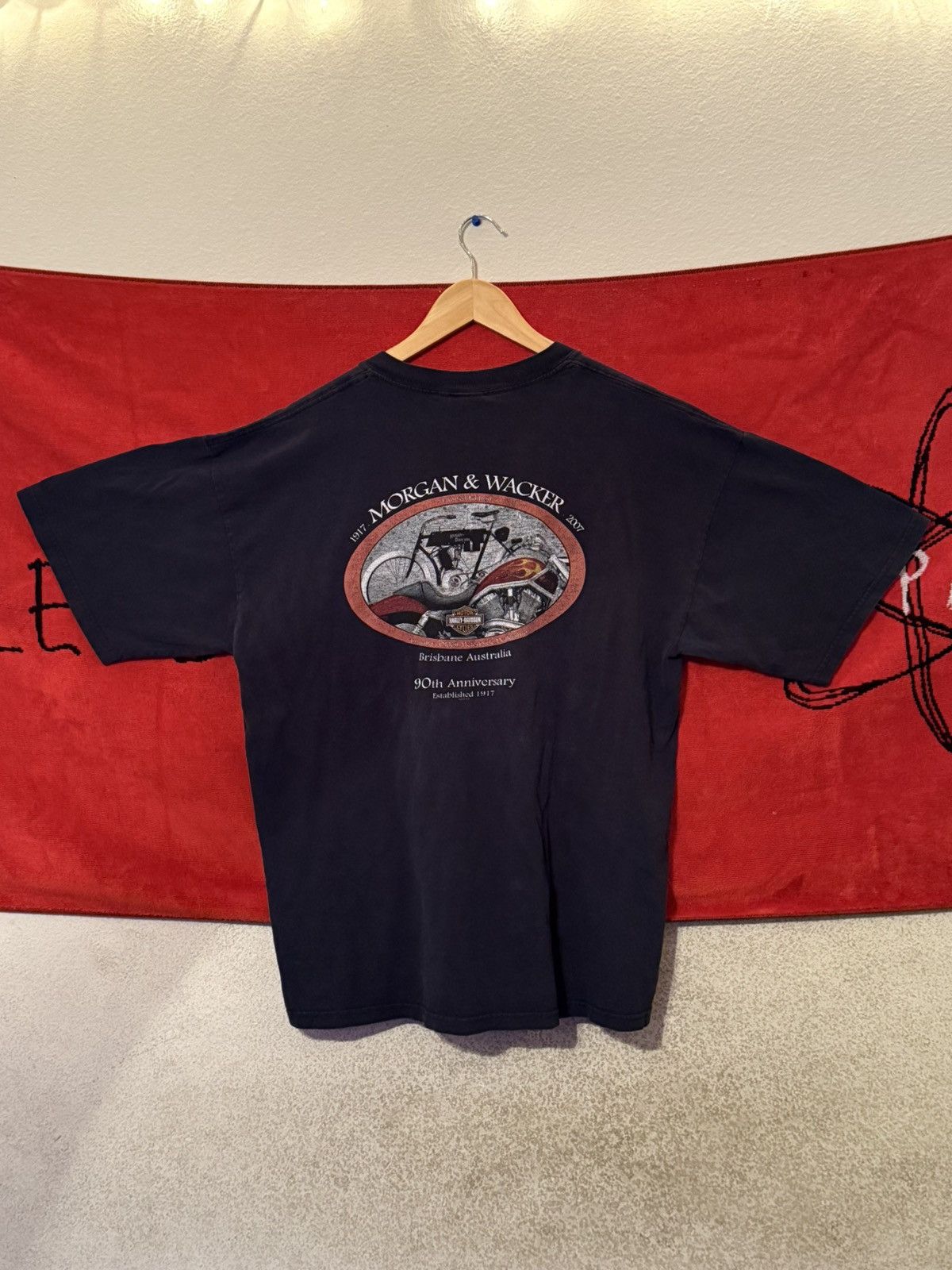 Harley Davidson 1992 Harley Davidson "Roo Country" Australia T-Shirt Size US XL / EU 56 / 4 - 2 Thumbnail