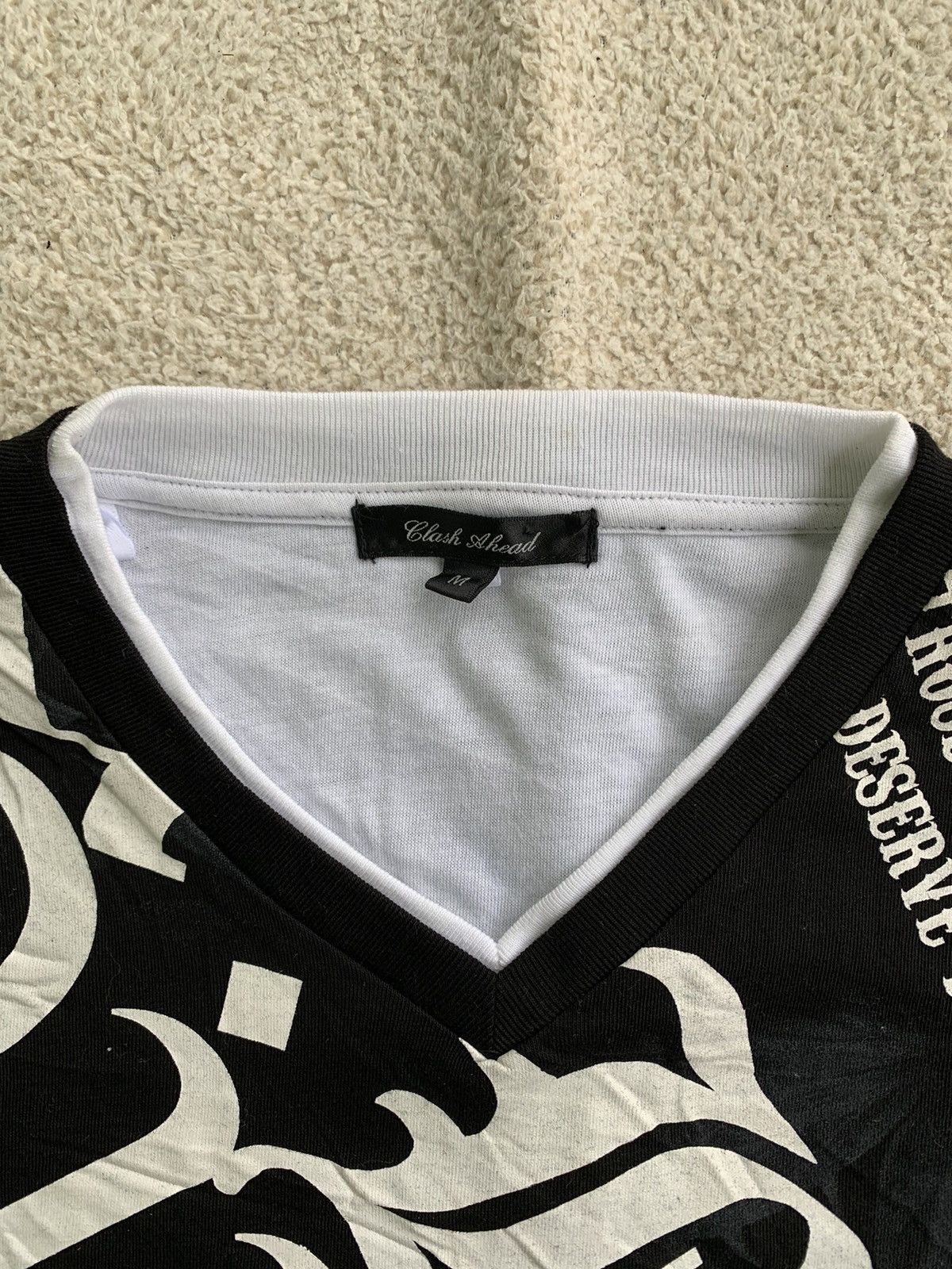 If Six Was Nine × Japanese Brand × Le Grande Bleu (L.G.B.) Poem Tshirt Clash Ahead double layered t shirt Size US M / EU 48-50 / 2 - 6 Thumbnail
