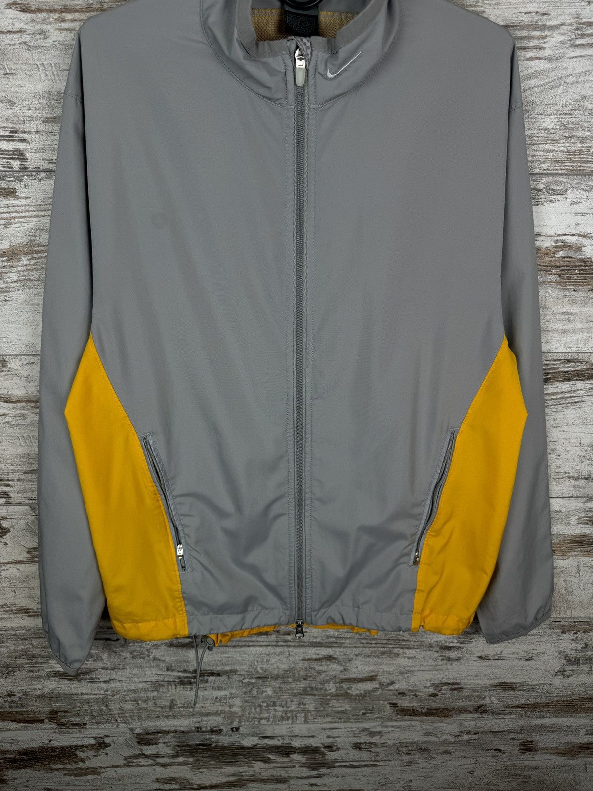 Nike Mens Vintage Nike swoosh grey track jacket Olympic acg drill Size US L / EU 52-54 / 3 - 4 Thumbnail