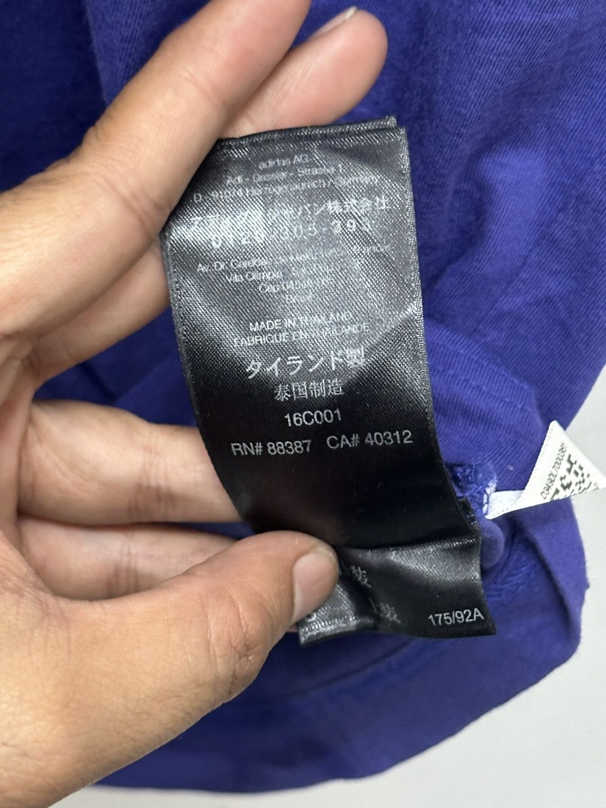 Y-3 AW13 Y-3 Yohji Yamamoto Purple T-shirt Size US M / EU 48-50 / 2 - 12 Thumbnail