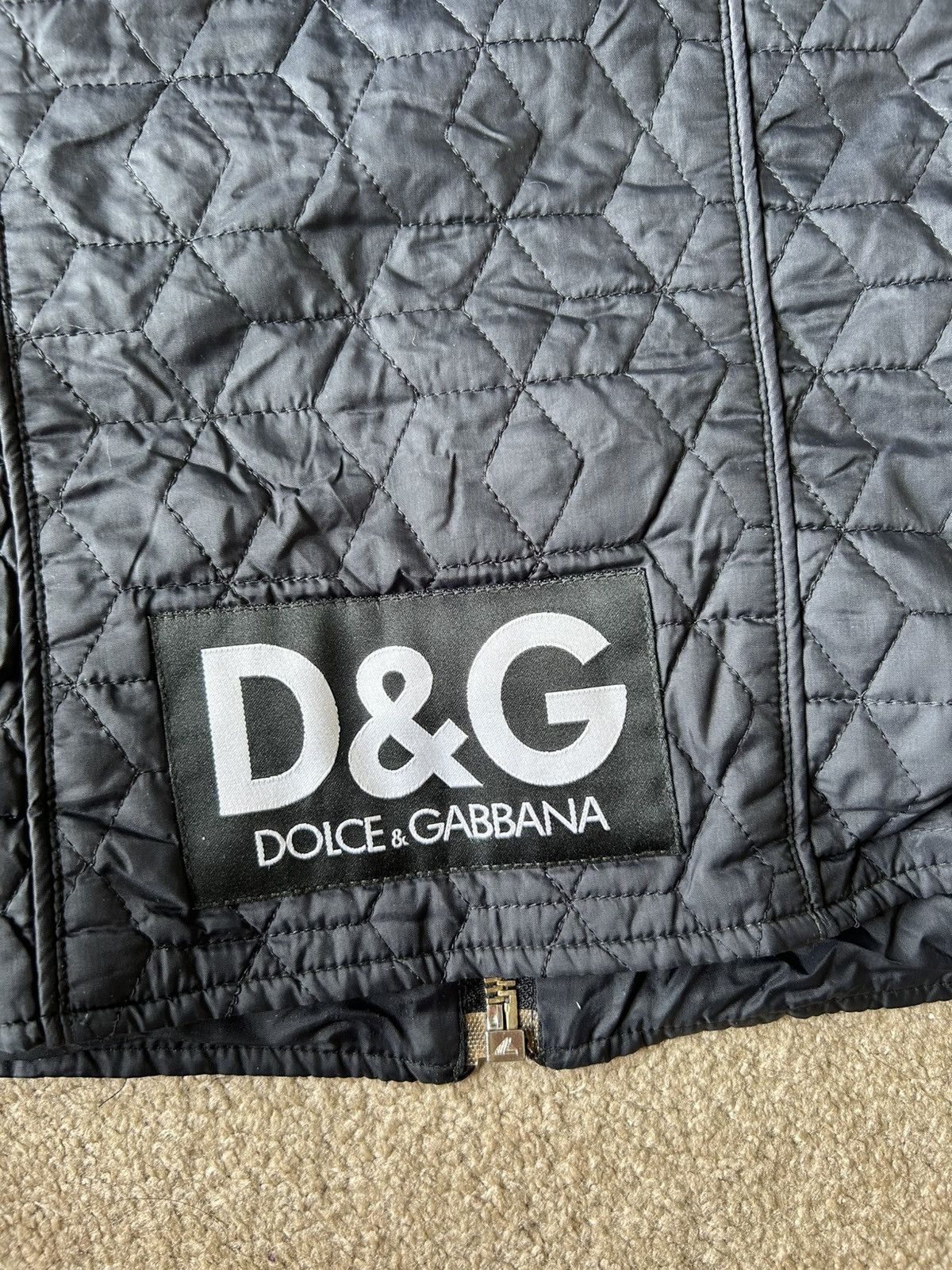Dolce & Gabbana Dolce & Gabbana Quilted Jacket Black Men’s 50 Designer Size US M / EU 48-50 / 2 - 11 Thumbnail