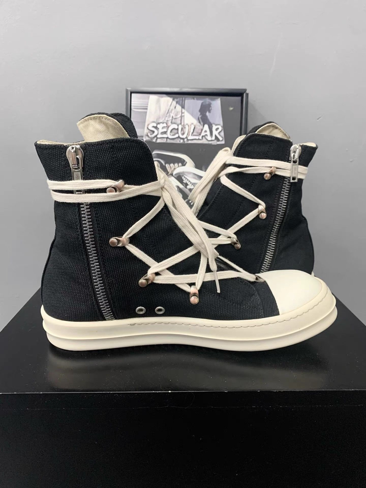 Rick Owens Rick Owens Pentagram Big Converse K34 Size US 10 / EU 43 - 5 Thumbnail
