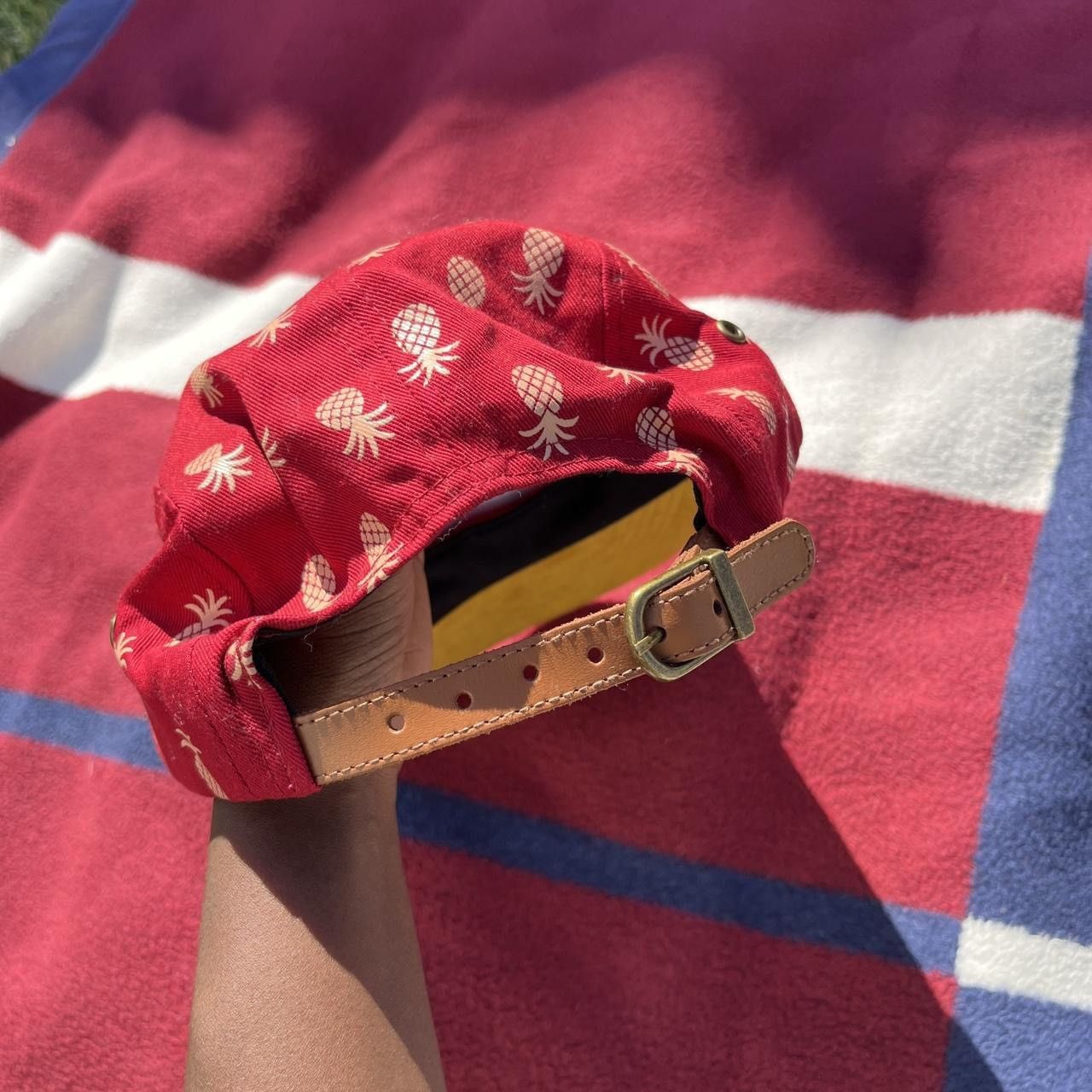 Other Qilo tactical monogram pineapple 5 panel red Hat suede bill Size ONE SIZE - 2 Thumbnail