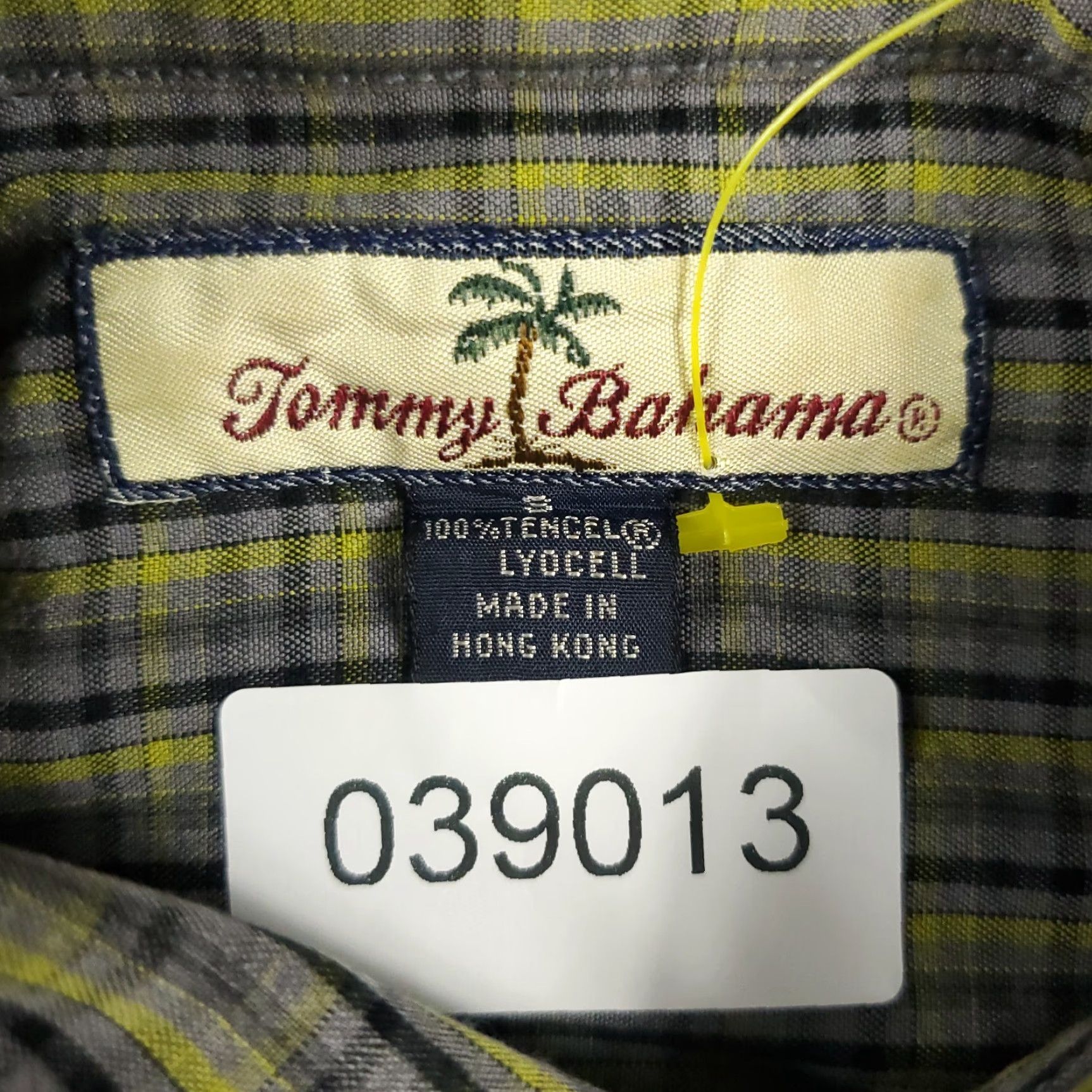 Tommy Bahama Tommy Bahama Shirt Mens Small Gray Lyocell Plaid Short Sleeve Button-Up Size US XXL / EU 58 / 5 - 6 Thumbnail