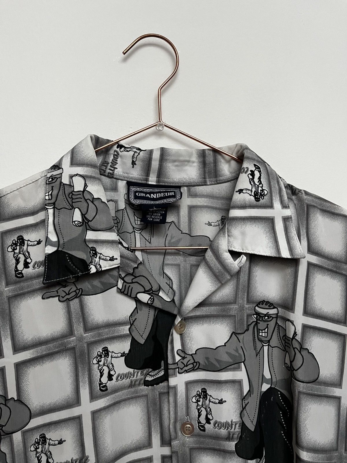 Vintage Vintage 90s Streetwear Baggy Skater Shirt (unisex) Size US L / EU 52-54 / 3 - 16 Thumbnail