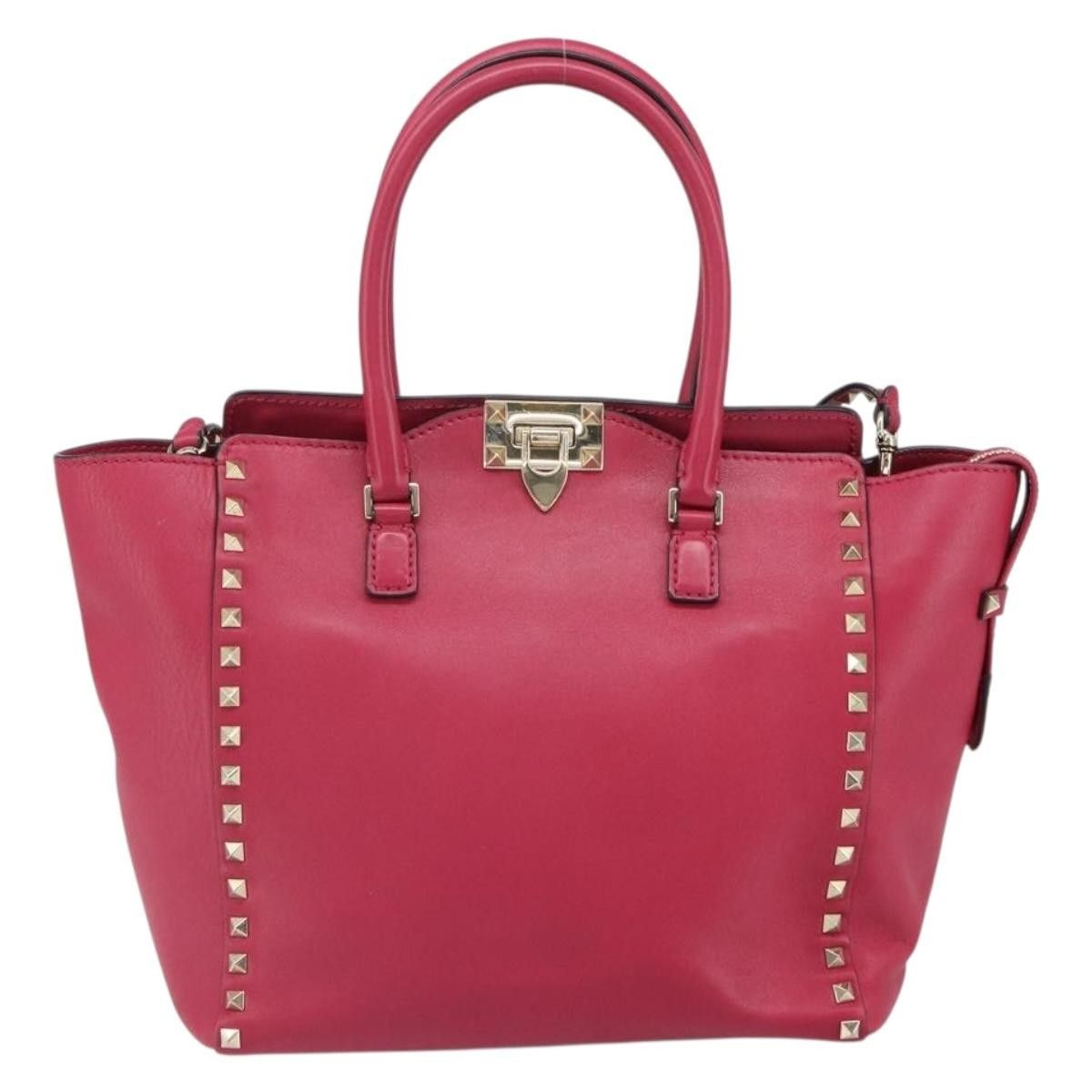 Valentino Valentino Garavani Rockstud Tote Rigid Leather Size ONE SIZE - 1 Thumbnail