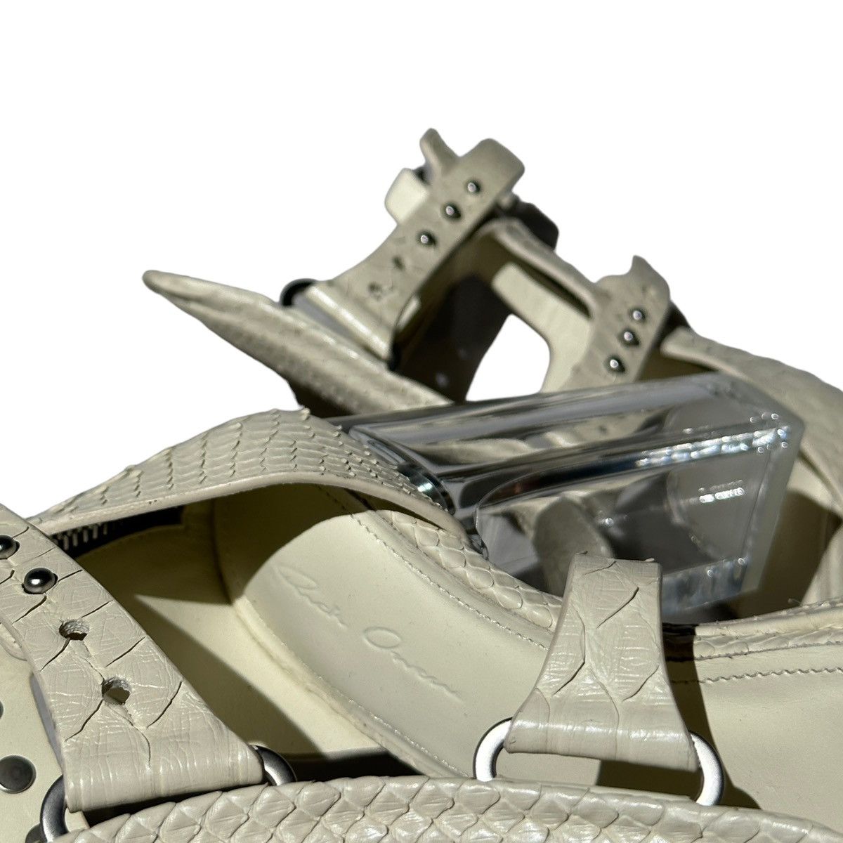 Rick Owens $3,000 Python Spartan Gladiator heel Size US 6 / IT 36 - 6 Thumbnail