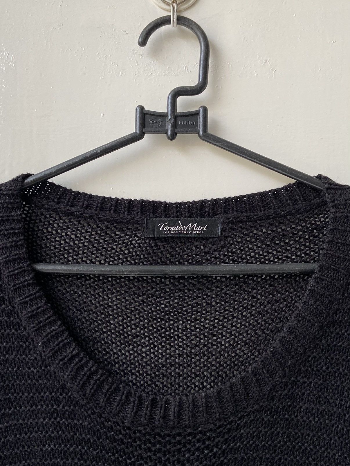 Tornado Mart TORNADO MART Black Knit Sweater Size US XS / EU 42 / 0 - 5 Thumbnail