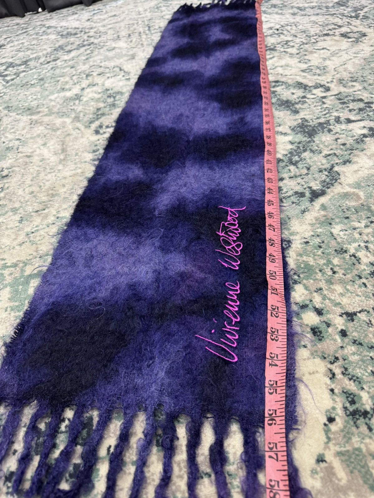 Vivienne Westwood VIVIENNE WESTWOOD MOHAIR LANA WOOL ABSTRACT LONG SCARF Size ONE SIZE - 4 Thumbnail