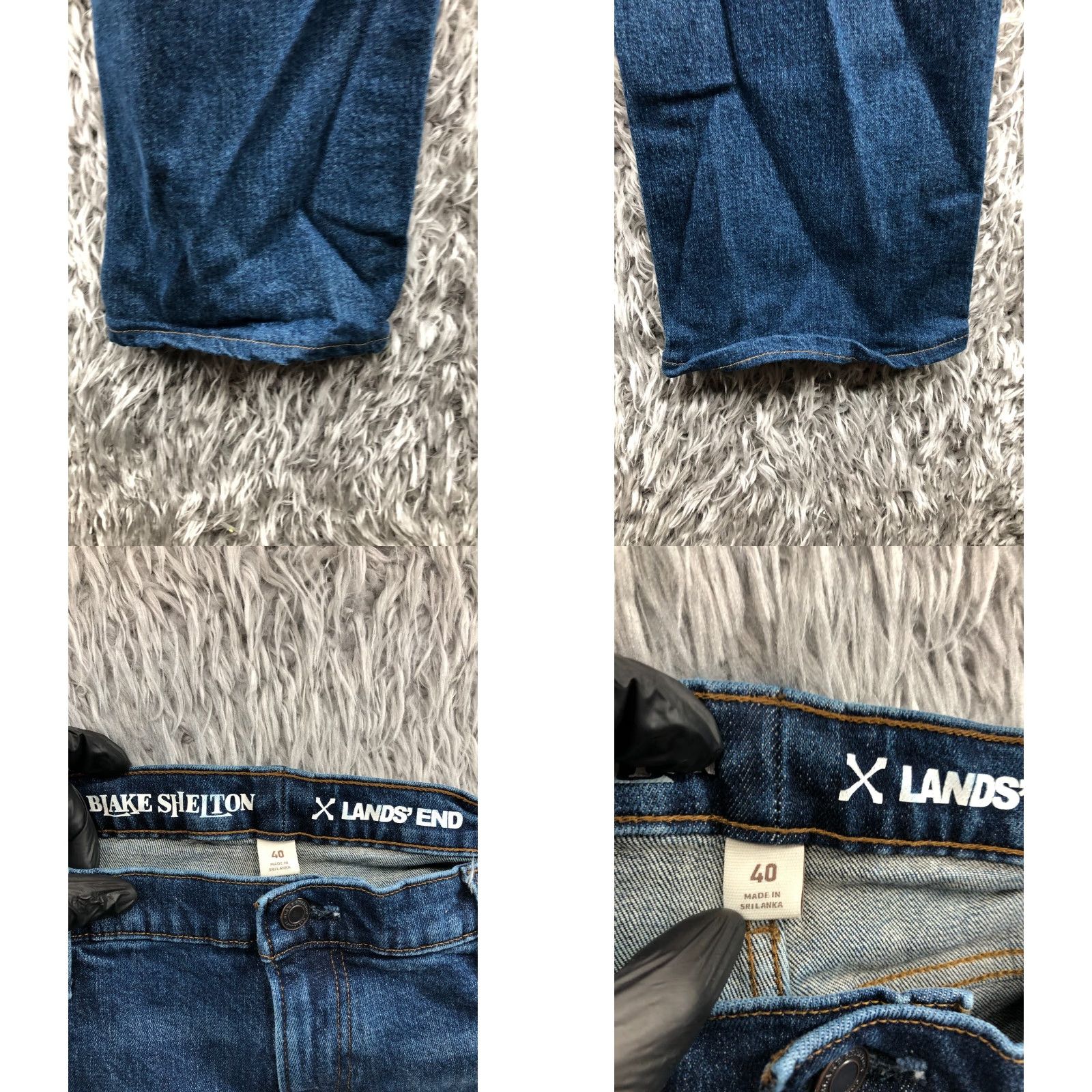 Lands' End Lands' End Capri Jeans Mens 40 Blue Medium Wash Mid Rise Blake Shelton Size US 40 / EU 56 - 8 Thumbnail