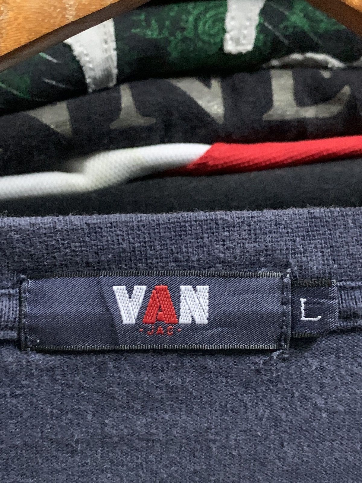 Van × Vintage Vintage Van big logo shirt Size US L / EU 52-54 / 3 - 12 Thumbnail