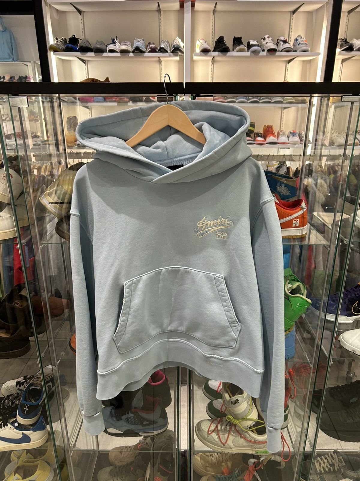 Amiri Amiri 22 hoodie baby blue Size US L / EU 52-54 / 3 - 4 Thumbnail