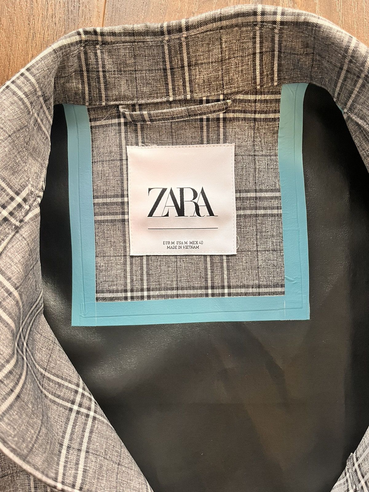 Zara Grey Checkered Zara Raincoat Size US M / EU 48-50 / 2 - 5 Thumbnail