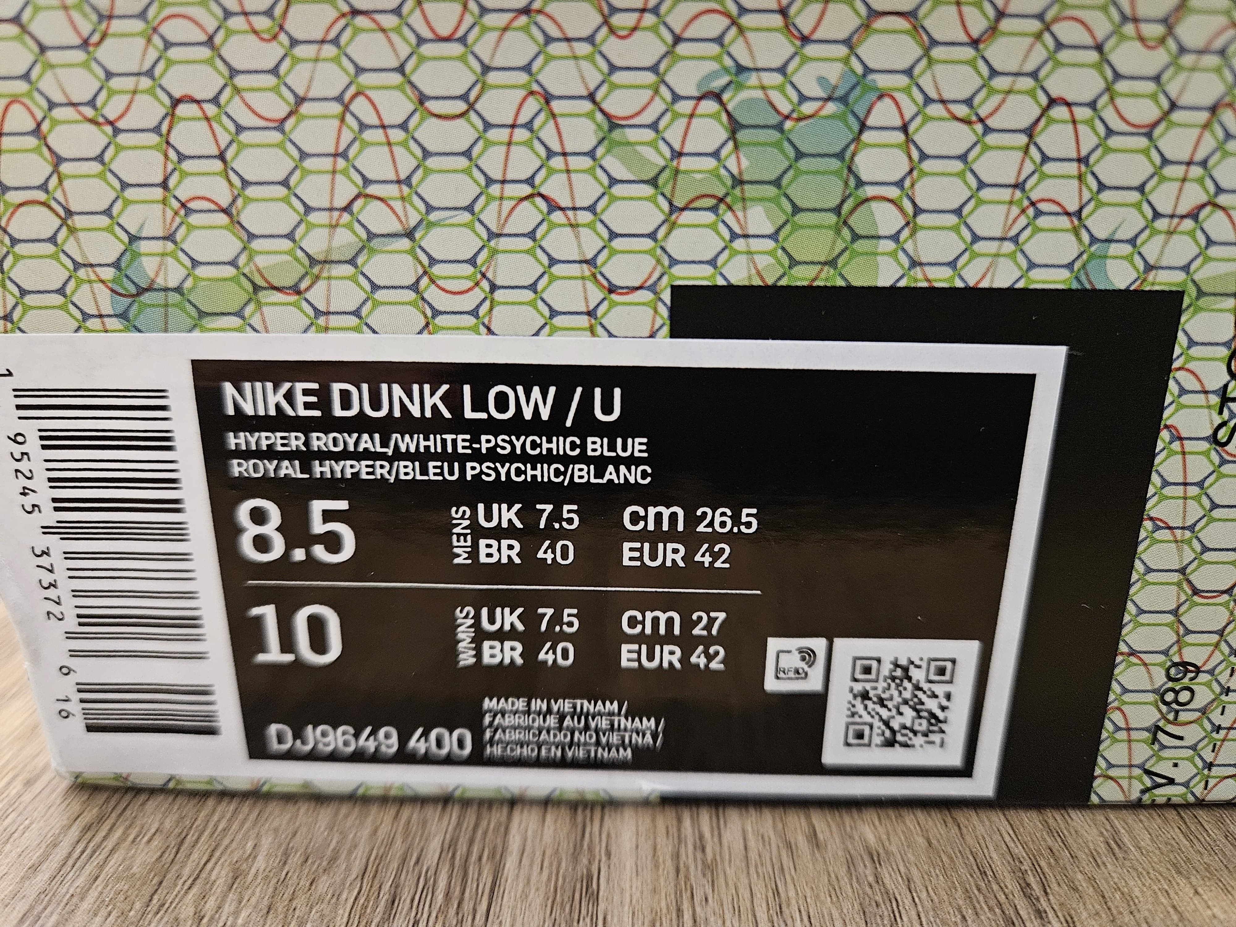 Nike Union x Nike Dunk Low Passport Pack Argon Size US 8.5 / EU 41-42 - 8 Thumbnail