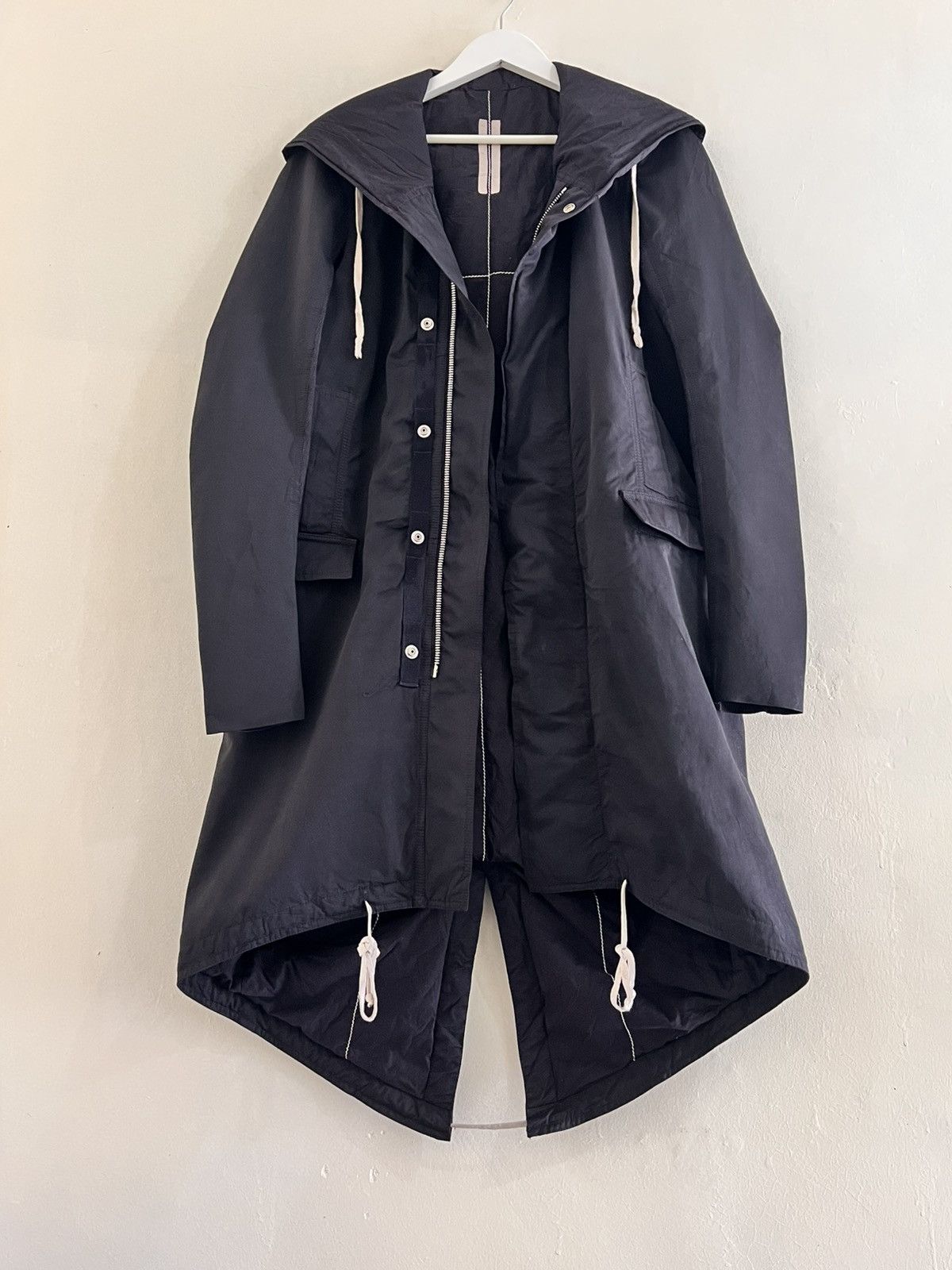 Rick Owens Drkshdw Fishtail Parka Jacket Size US S / EU 44-46 / 1 - 1 Thumbnail