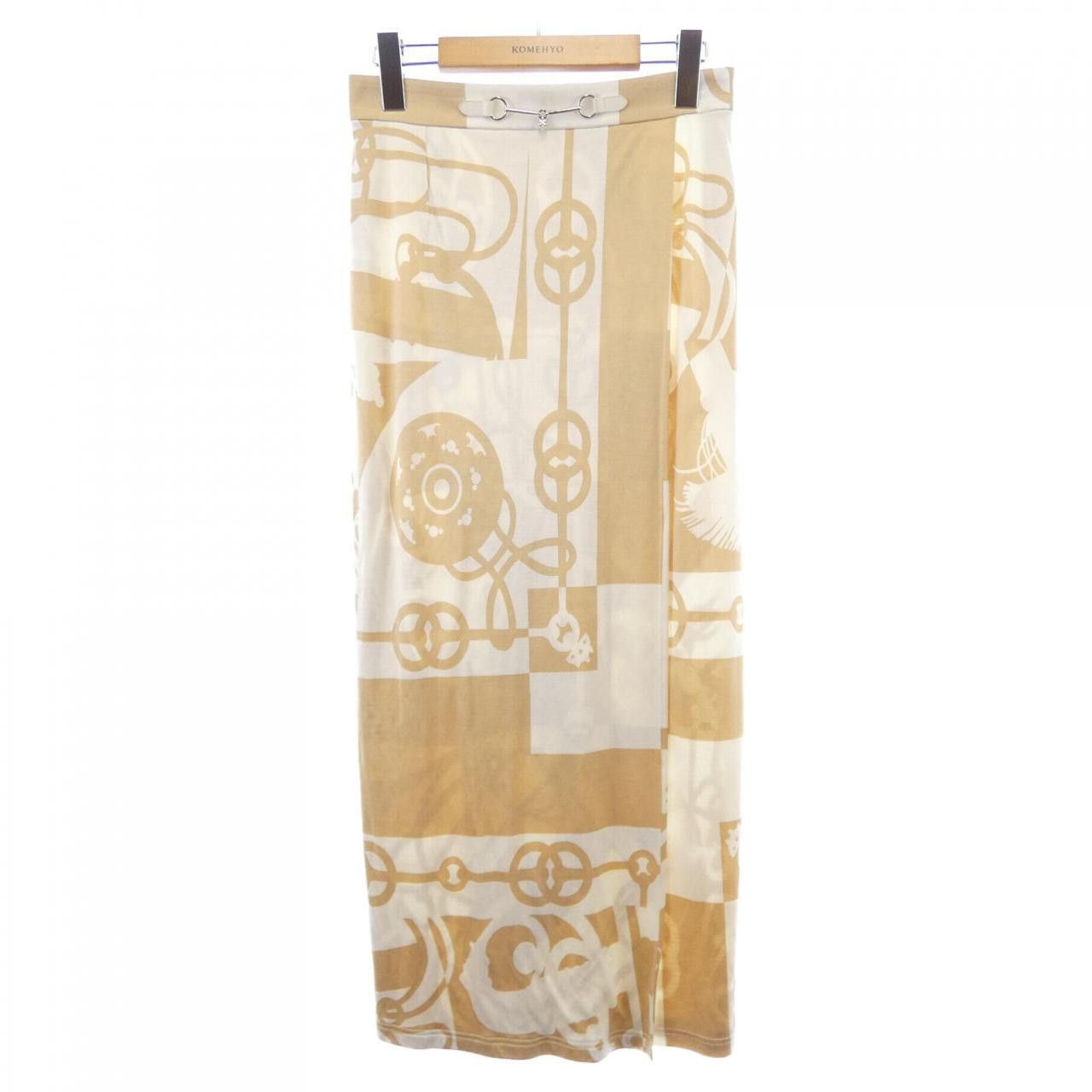 Hermes Hermes Hermes Silk Skirt Textile Skirts DUTY FREE for USA Size ONE SIZE - 1 Thumbnail