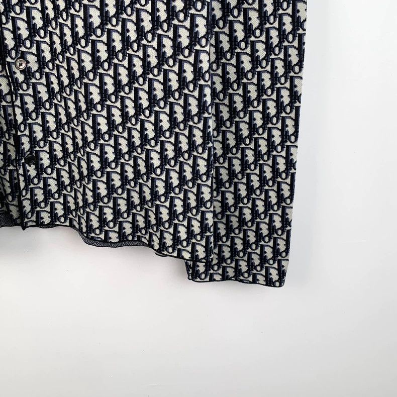 Dior Dior Black logo jacquard full print cotton lapel single-br Size US XXL / EU 58 / 5 - 4 Thumbnail