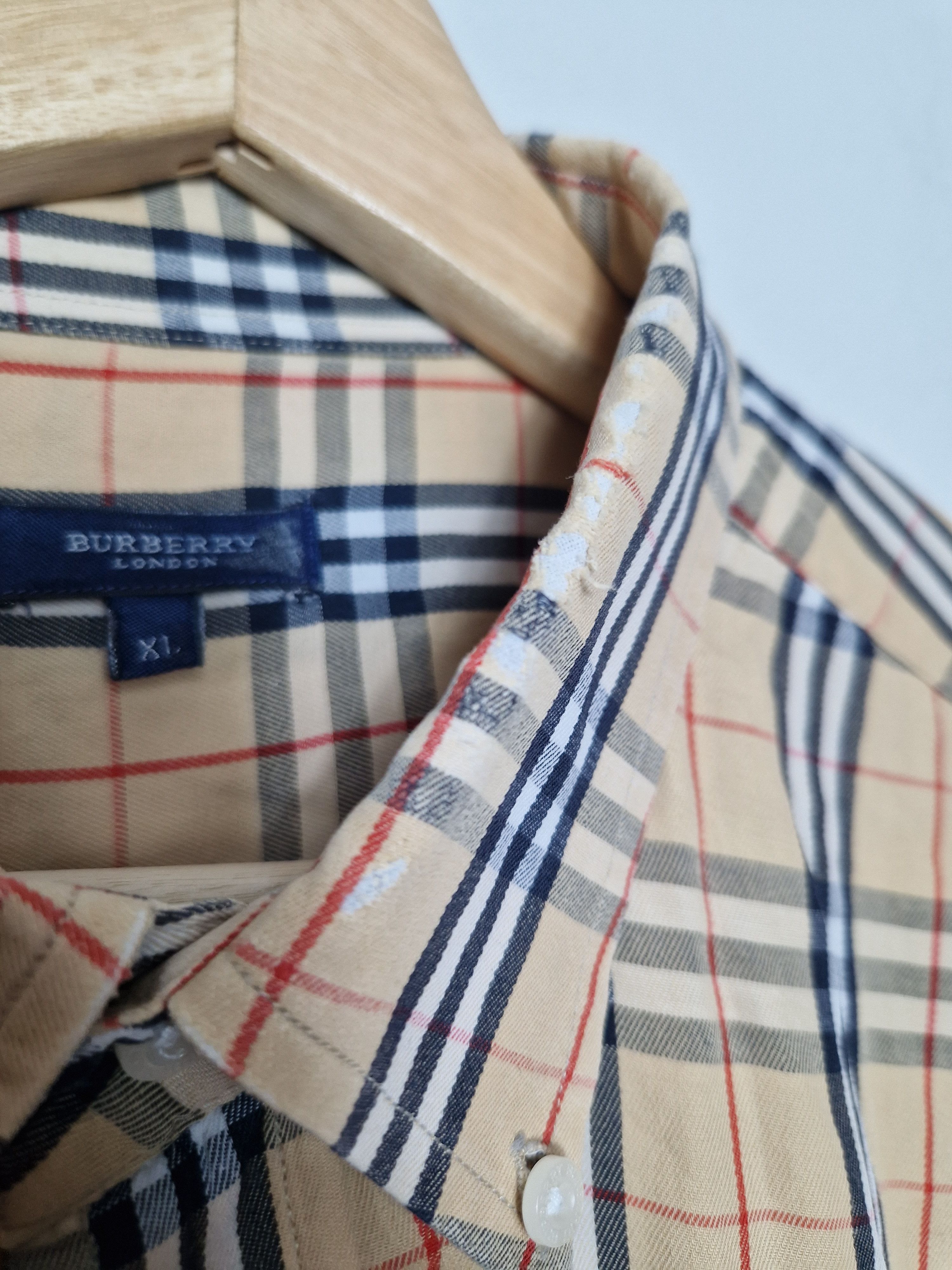 Burberry × Vintage Burberry vintage nova check shirt Size US XL / EU 56 / 4 - 6 Thumbnail