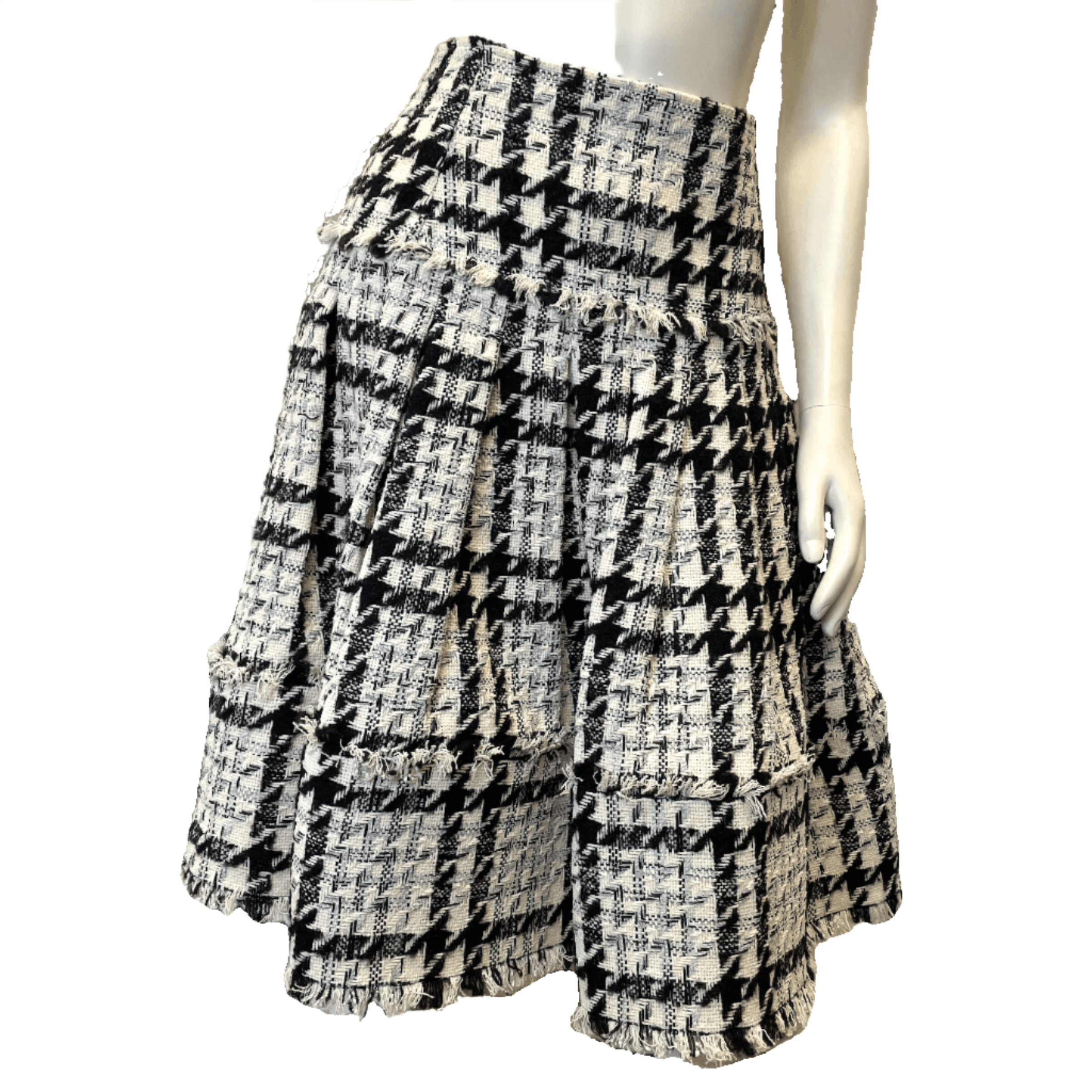 Oscar De La Renta Oscar De La Renta Fall '08 Vintage Designer Tweed Skirt Made In Italy Size 27" Size 27" / US 4 / IT 40 - 1 Thumbnail