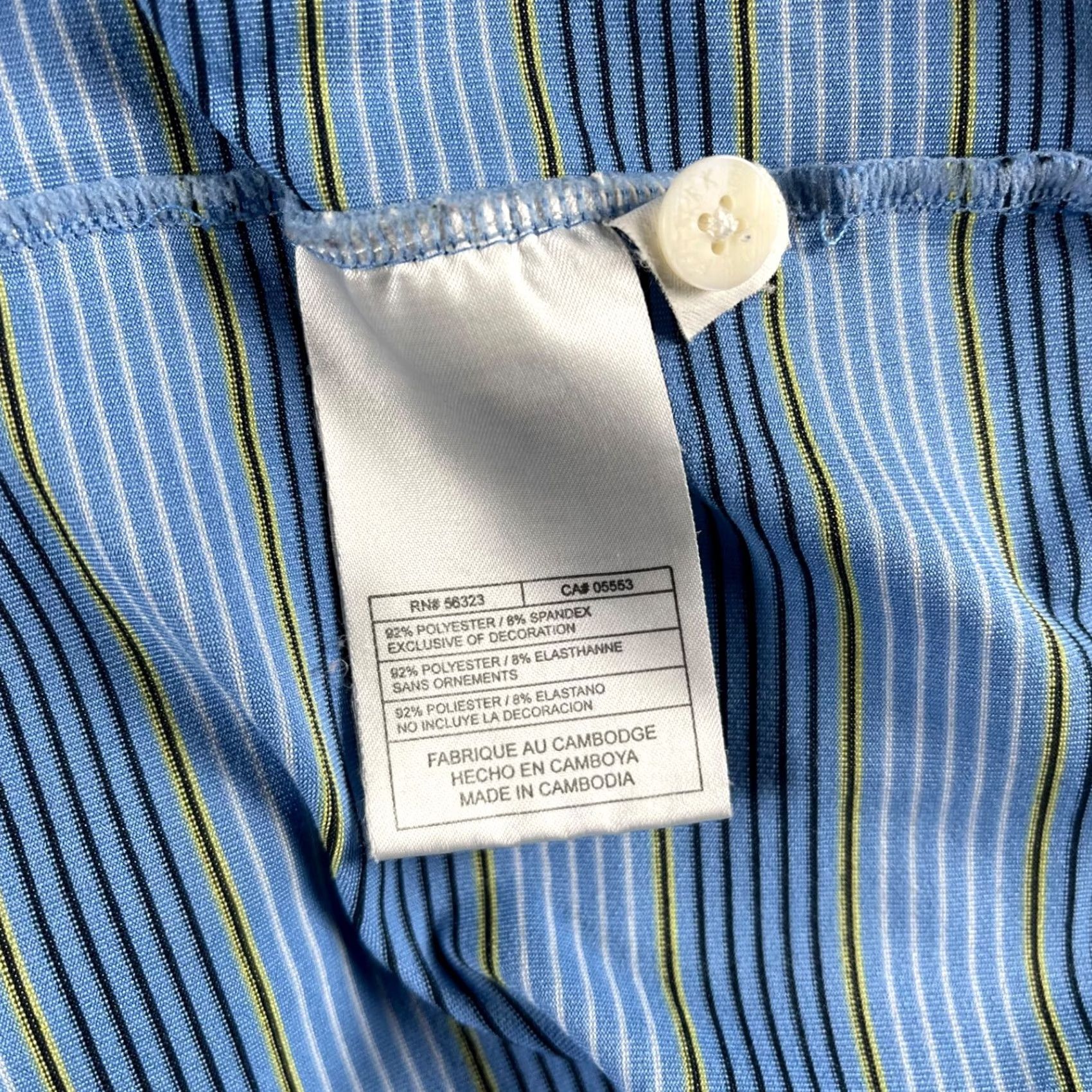 Nike Nike Golf DRI-FIT UV Polo Mens Blue Striped 2XL Short Sleeve Polo Size US XXL / EU 58 / 5 - 6 Thumbnail