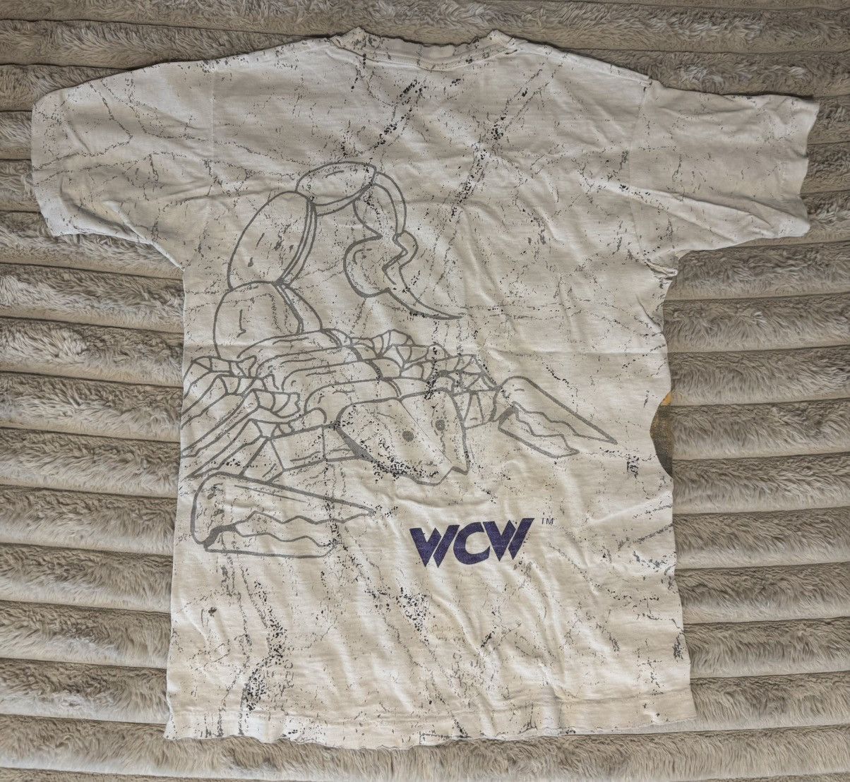 WCW/nWo 90s RARE STING fatal encounter vtg tee blonde sting the crow Size US M / EU 48-50 / 2 - 12 Thumbnail