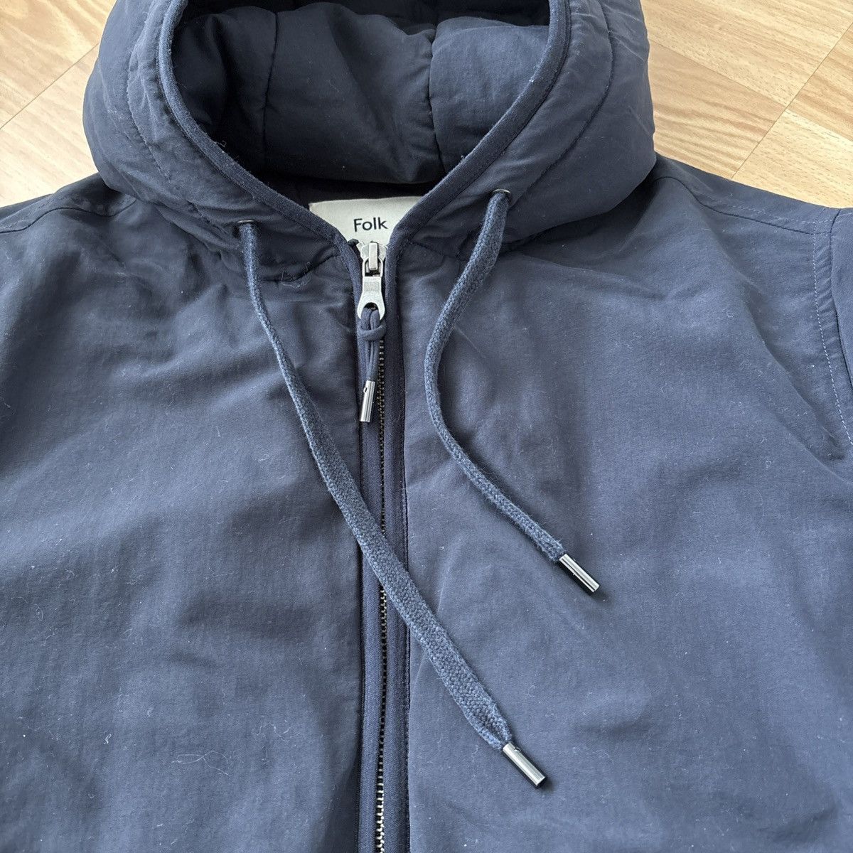 Folk Folk Padded Hooded Jacket Navy Size 2 Size US S / EU 44-46 / 1 - 10 Thumbnail