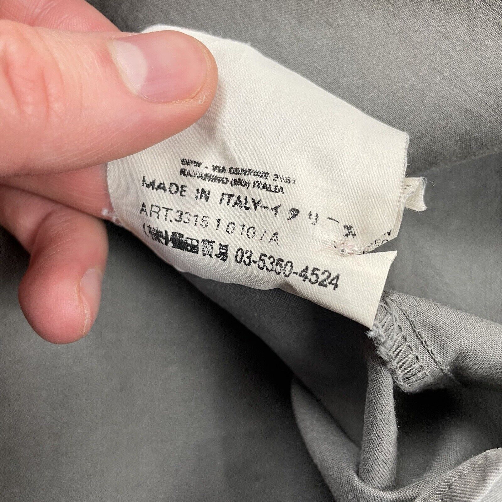 Stone Island Vintage Stone Island Button Down Shirt 2000 Men's Grey L Size US L / EU 52-54 / 3 - 7 Thumbnail