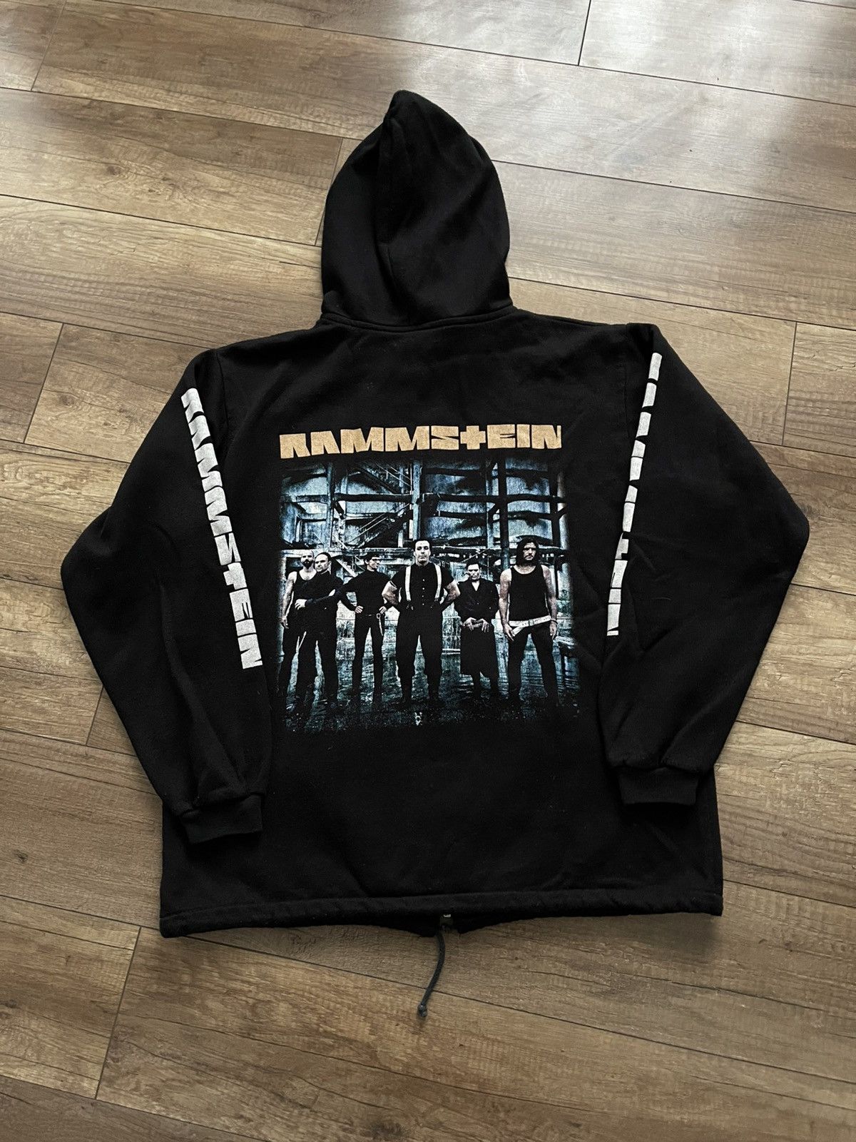 Band Tees Rammstein Zip Hoodie Rock Band Vintage 90s Size US L / EU 52-54 / 3 - 1 Thumbnail