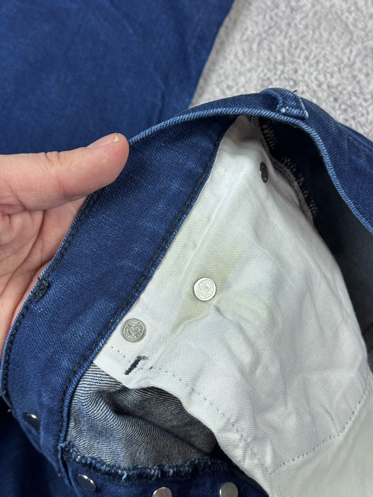 Acne Studios ACNE STUDIOS Roc Manhattan Blue Slim Jeans Size US 32 / EU 48 - 23 Thumbnail