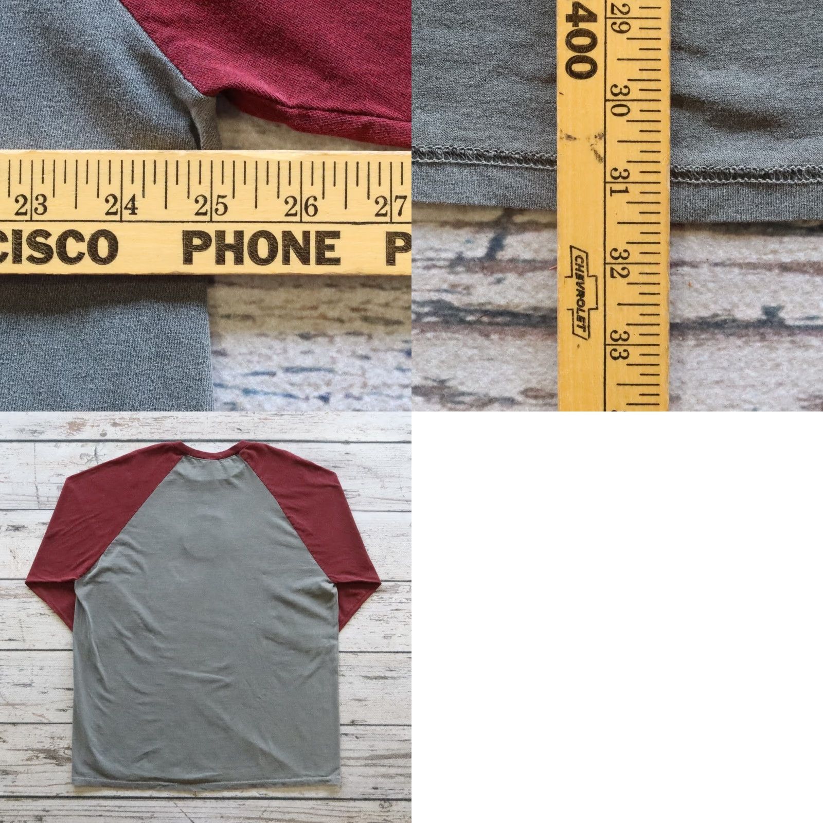 Vintage VINTAGE The Rolling Stones Forum Raglan Tour Tshirt Mens XL Gray Band Shirt Size US XL / EU 56 / 4 - 8 Thumbnail