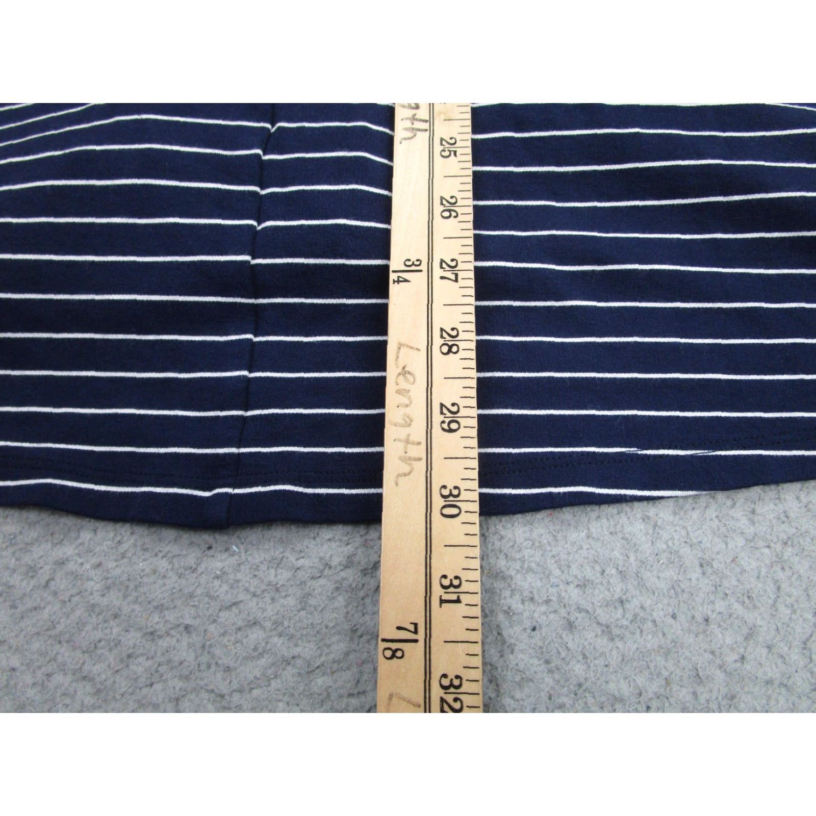 Theory Theory Dress Womens 6 Navy White Stripe Sleeveless Zip Front Fit & Flare Skater Size M / US 6-8 / IT 42-44 - 7 Thumbnail