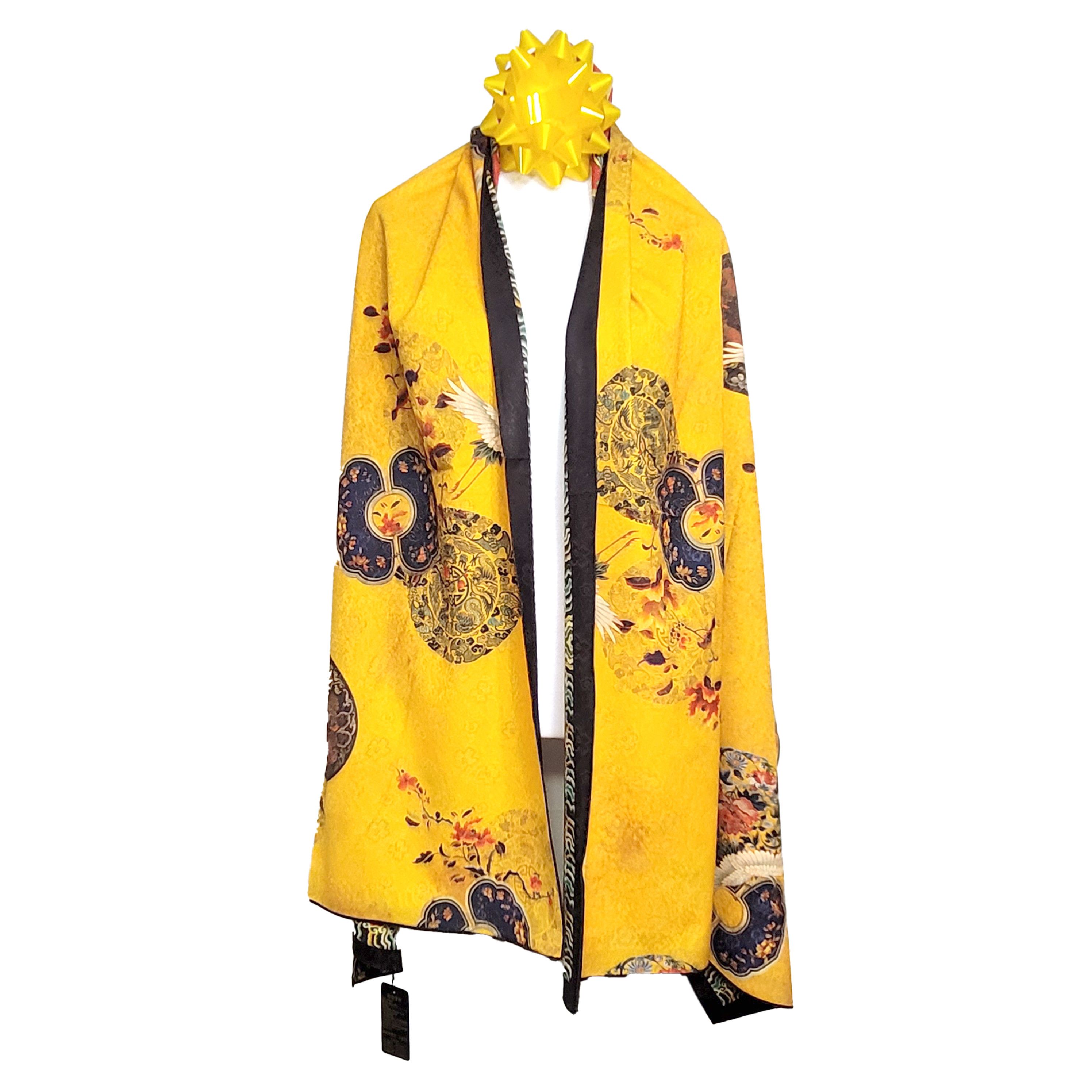 Other Double-Sided Silk Scarf 27"x70" Long Rectangle 3308 Size ONE SIZE - 2 Thumbnail