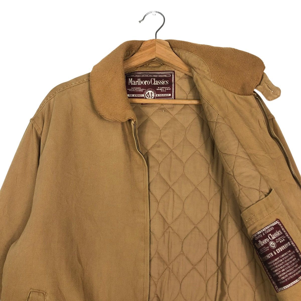 Marlboro 🔥VINTAGE CHORE BOMBER JACKET MARLBORO CLASSIC USA Size US XL / EU 56 / 4 - 12 Thumbnail