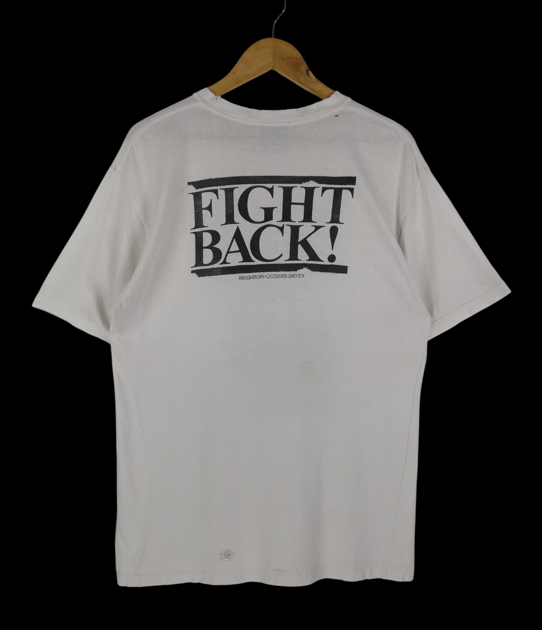 Neighborhood Vintage Neighborhood 2005 Fight Back Distressed Tee Size US M / EU 48-50 / 2 - 2 Thumbnail