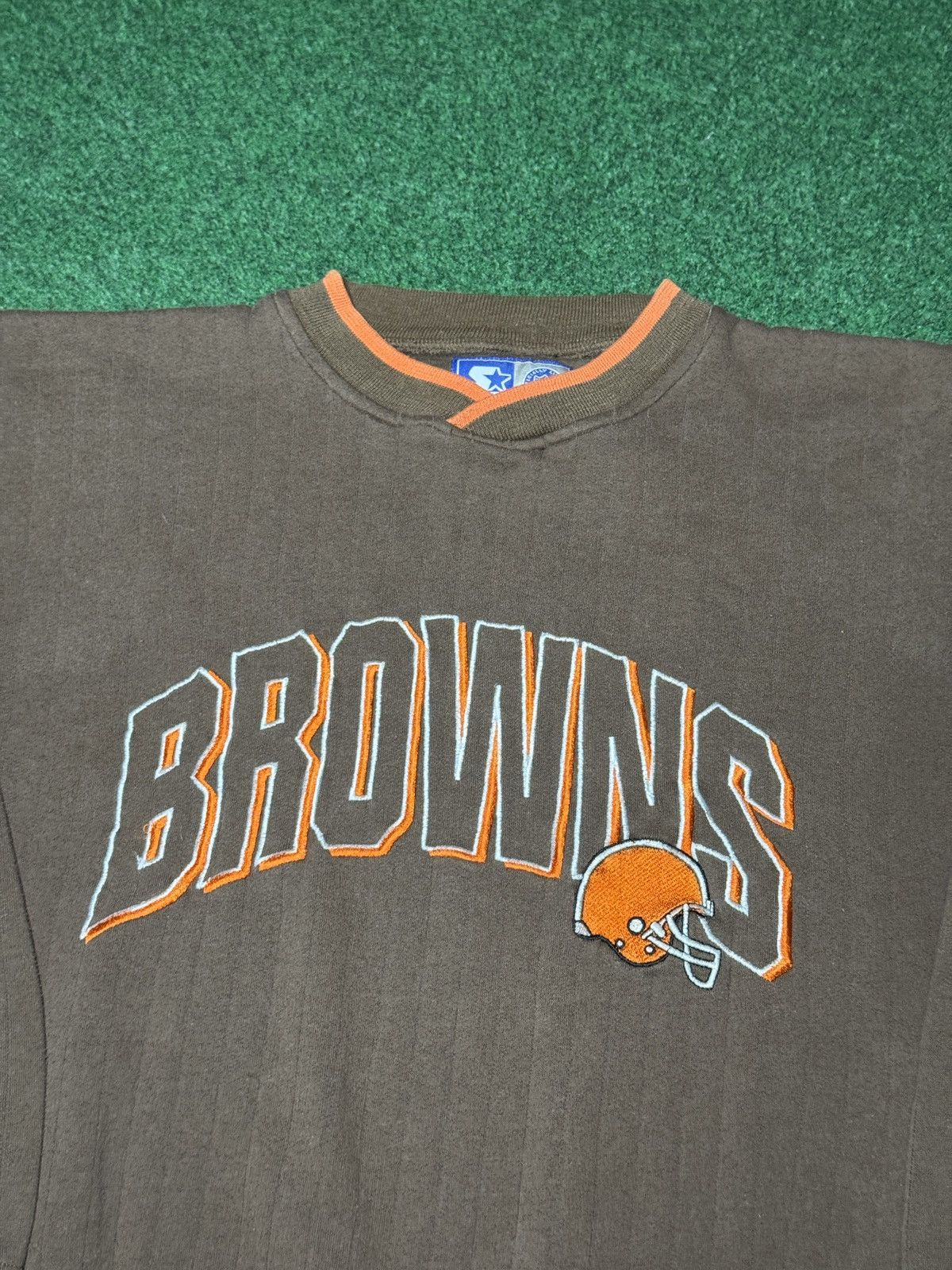 Starter Vintage 90s Cleveland Browns Starter Large Retro Sweatshirt Size US L / EU 52-54 / 3 - 2 Thumbnail