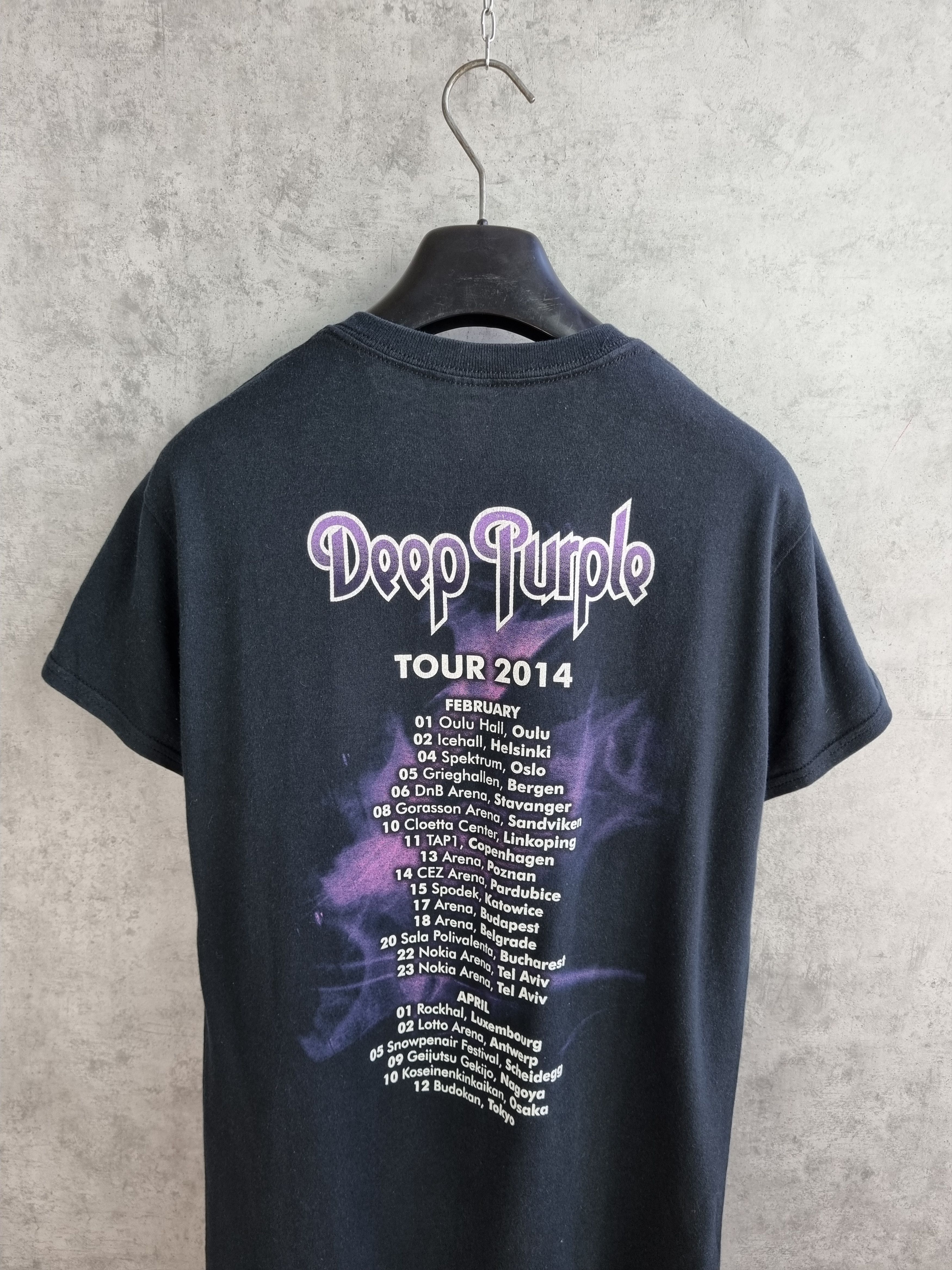 Band Tees Deep Purple Tee Shirt Rock Concert Tour Size US S / EU 44-46 / 1 - 8 Thumbnail