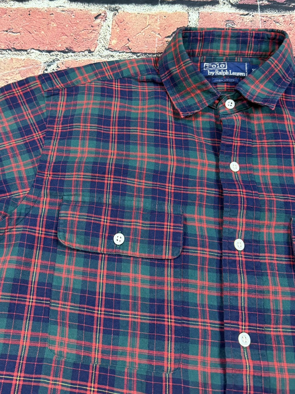 Polo Ralph Lauren Vintage Ralph Lauren Shirt Plaid Long Sleeve Button Up Size US M / EU 48-50 / 2 - 7 Thumbnail