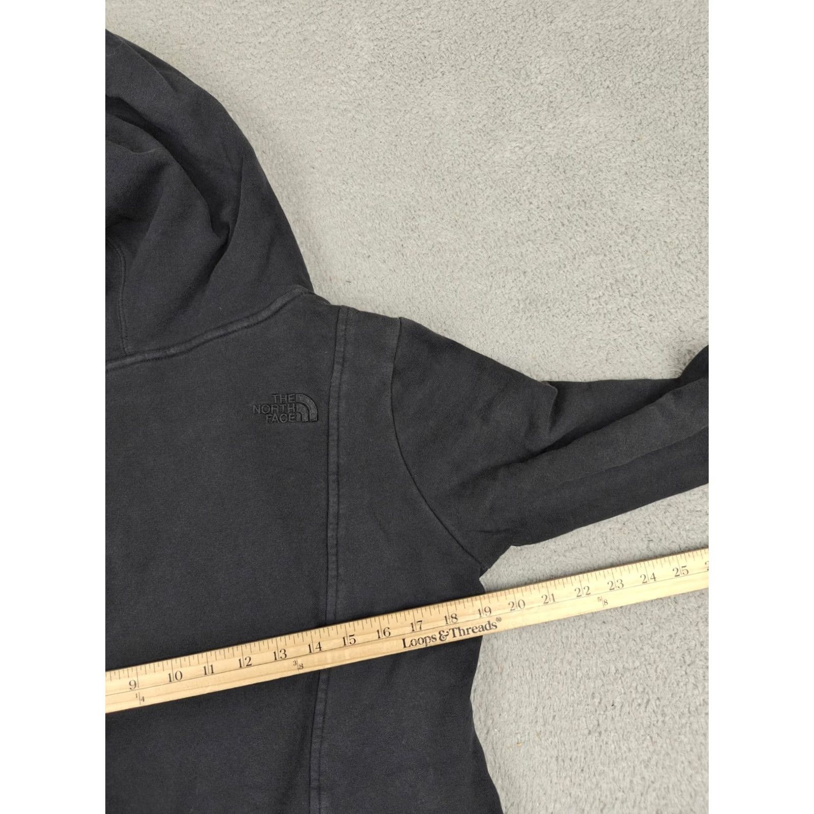 The North Face The North Face Hoodie Womens M Black Full Zip Fleece Hooded Logo Diagonal Zip Size M / US 6-8 / IT 42-44 - 5 Thumbnail