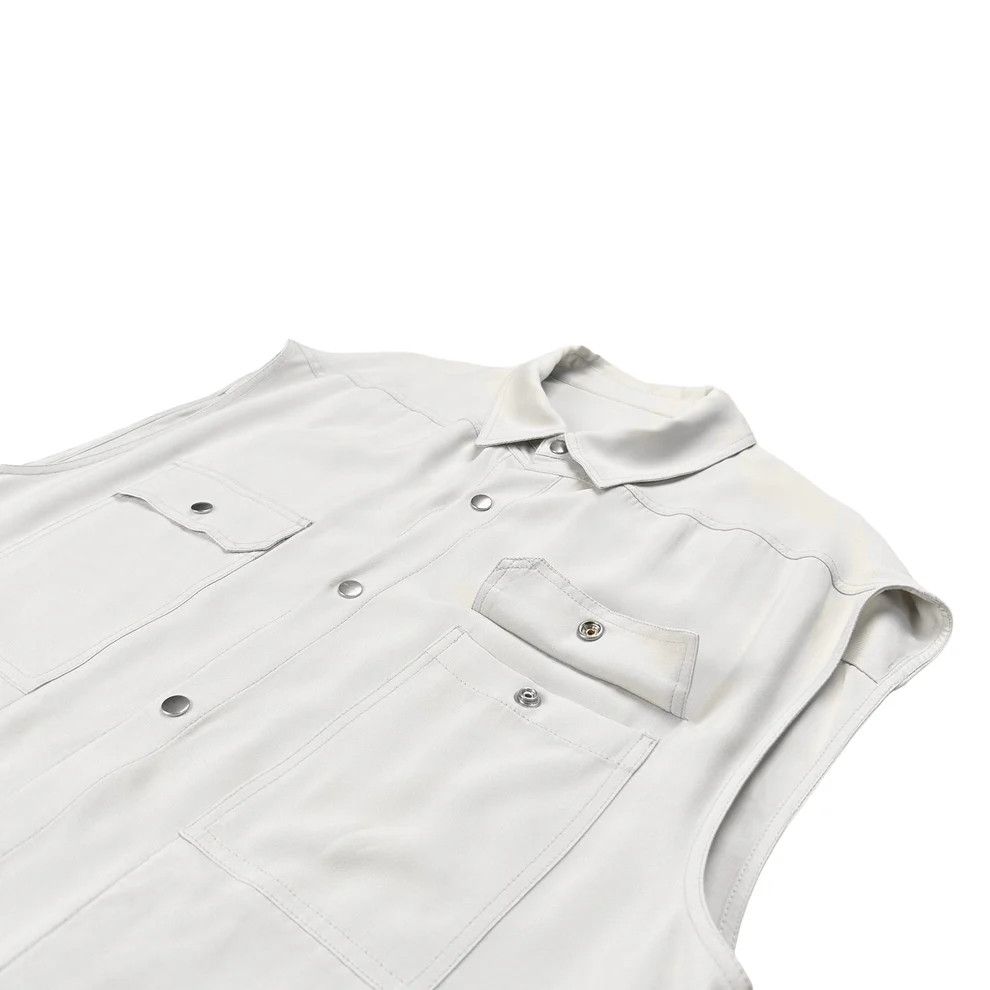 Rick Owens Rick Owens Jumbo Crepe Vest Oyster - SS21 Size US L / EU 52-54 / 3 - 7 Thumbnail