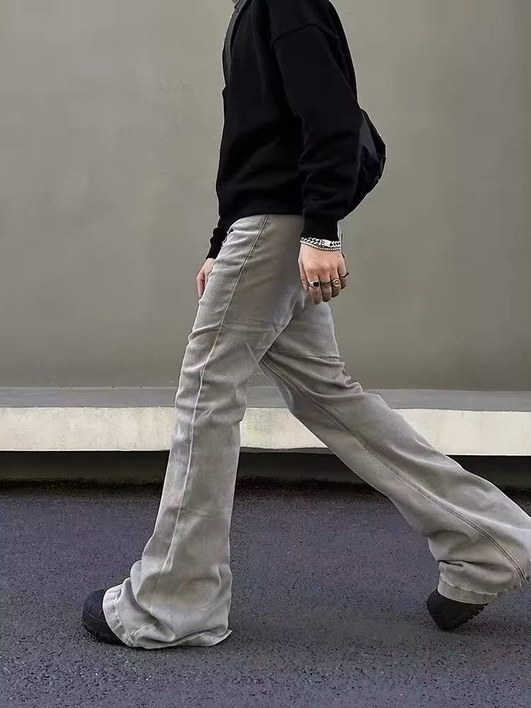Japanese Brand × Jean Y2K Baggy Stacked Flare Jeans Size US 32 / EU 48 - 3 Thumbnail