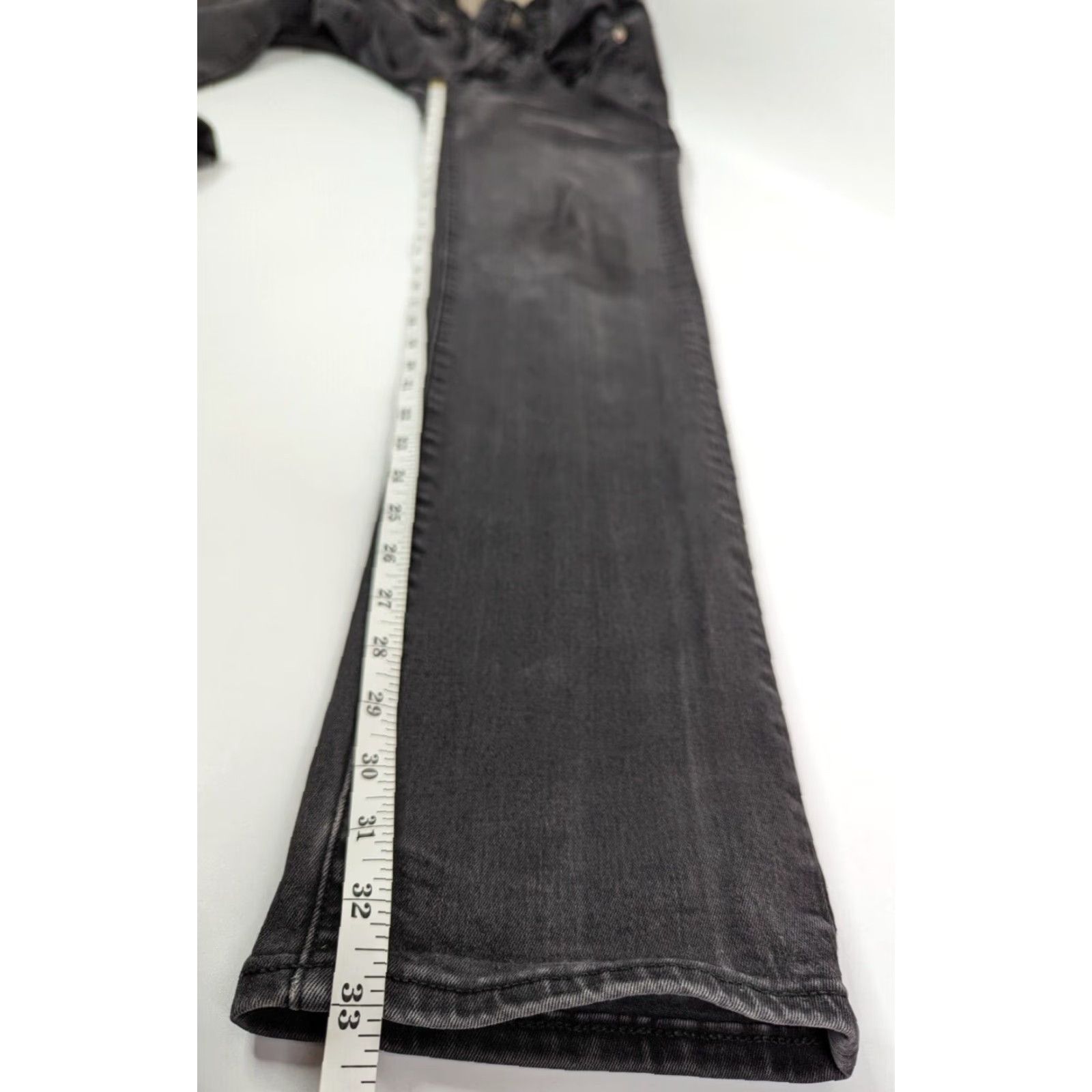 American Eagle Outfitters American Eagle Outfitters Slim Straight Jeans Men Black 30x34 Next Flex 4 Denim Pockets 5-Pocket Design Regular Inseam 34" USA Color Black Size US 30 / EU 46 - 6 Thumbnail