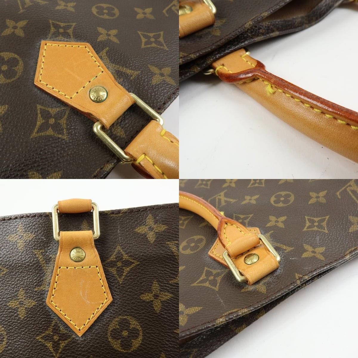 Louis Vuitton Louis Vuitton Monogram Sac Plat Tote Brown Size ONE SIZE - 4 Thumbnail