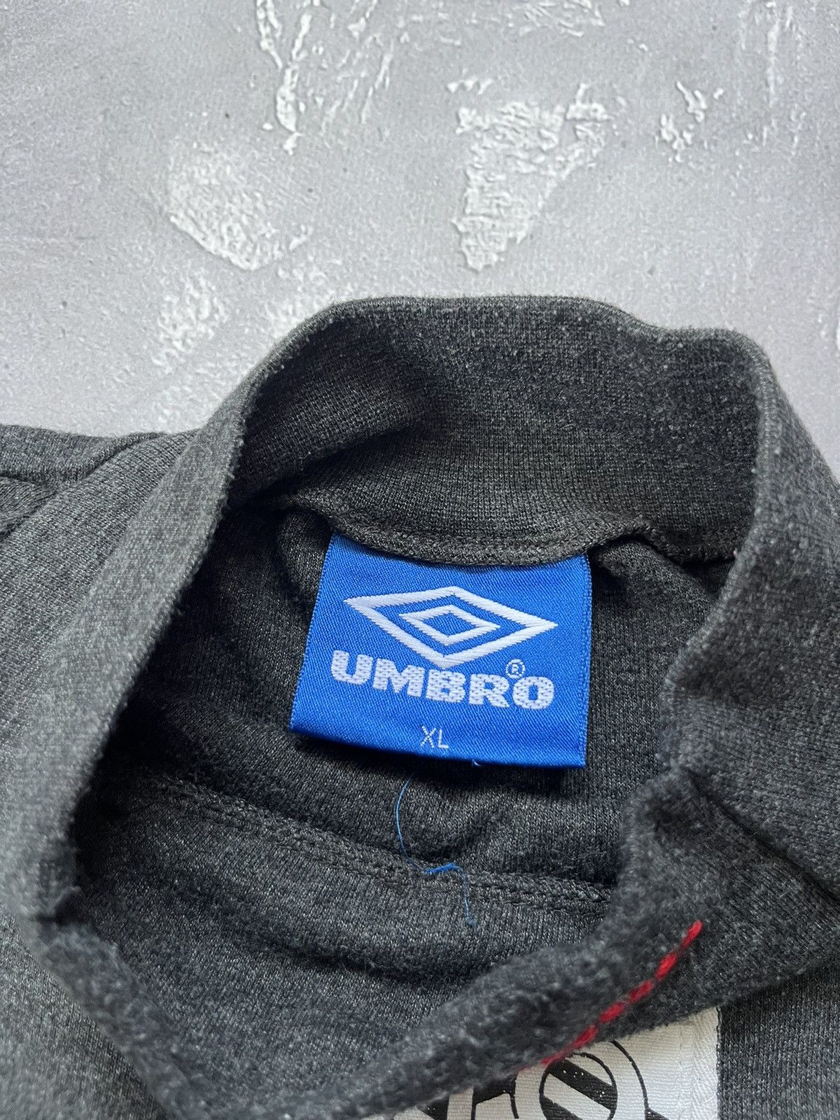 Umbro Vintage 90s Umbro Pro Training Sweatshirt Gray #49 High Neck Size US XL / EU 56 / 4 - 5 Thumbnail