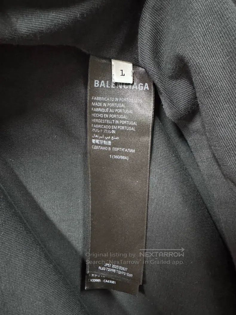 Balenciaga Balenciaga Letter Printed Round-neck Short-sleeve T-Shirt Size US S / EU 44-46 / 1 - 5 Thumbnail