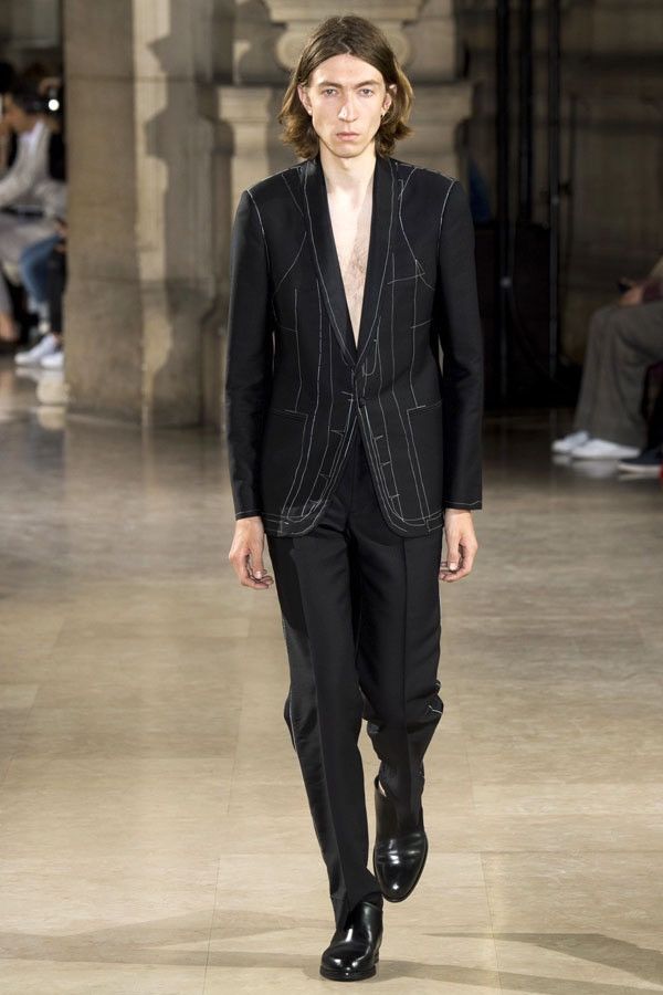 Maison Margiela Basting Stitching Blazer SS17