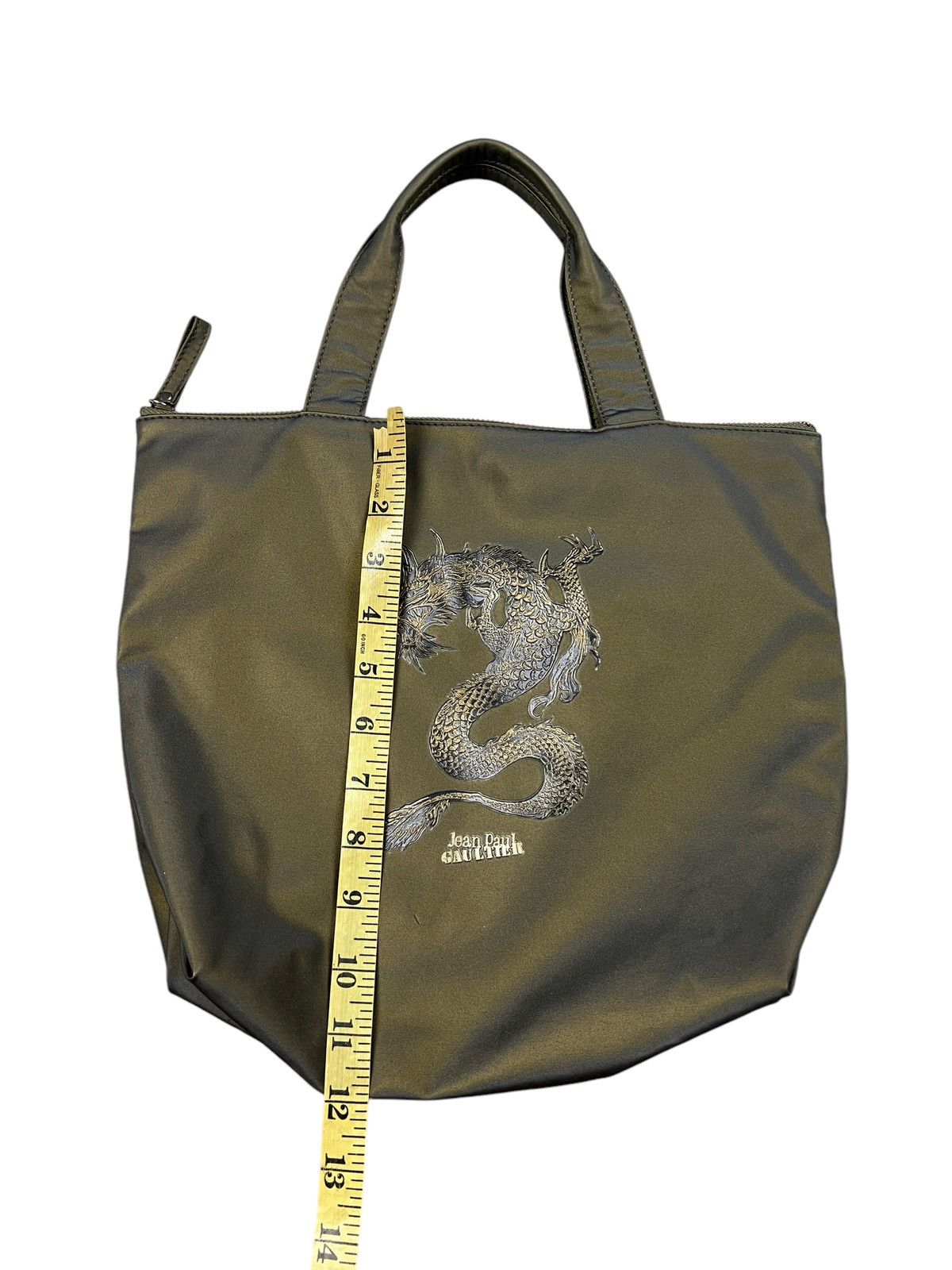 Jean Paul Gaultier Vintage JPG Metallic Green Dragon Shoulder Bag Size ONE SIZE - 17 Thumbnail